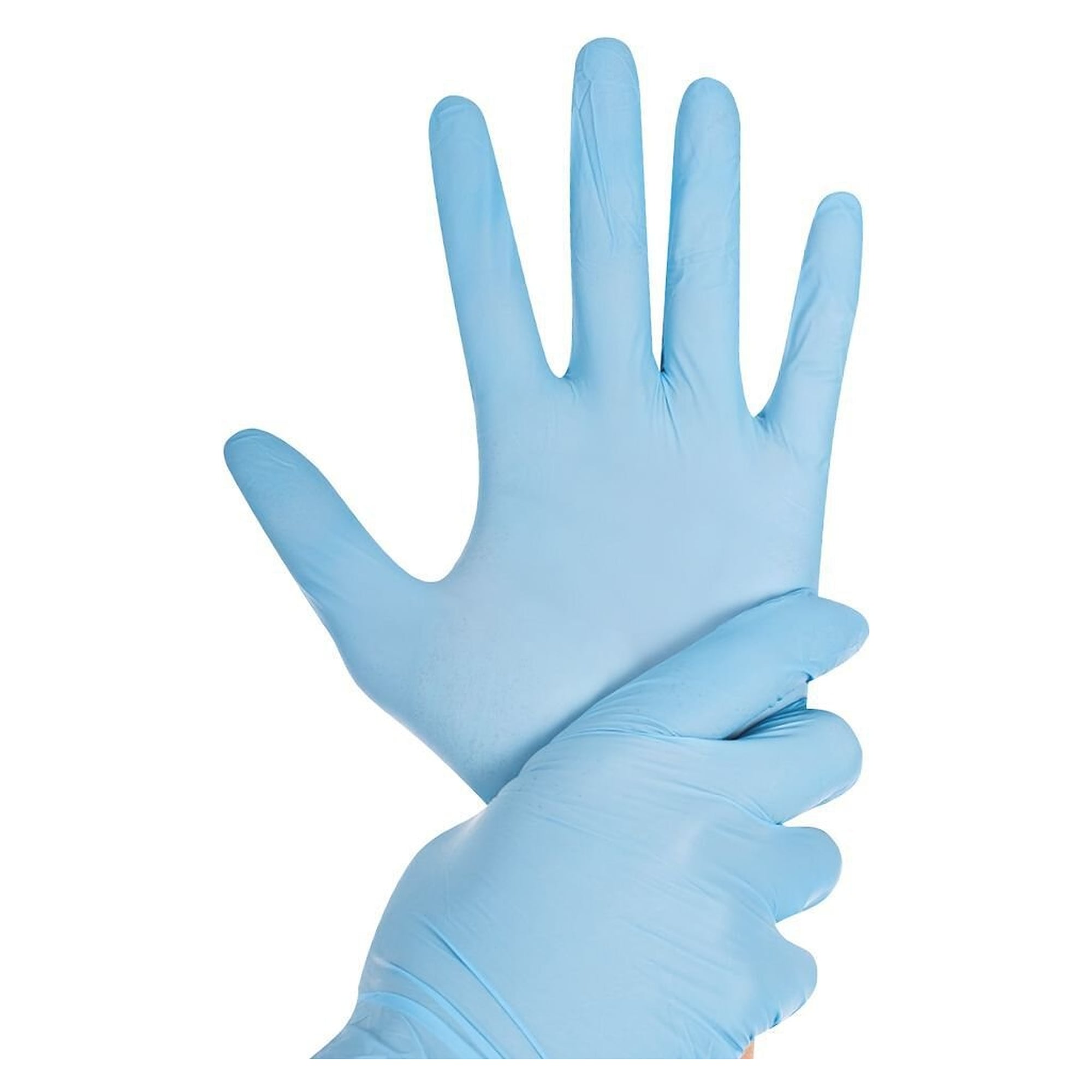 Gants d'examen en nitrile Hygomed Rapid-On, non poudrés, bleus, taille M/8, 100 pièces - Franz Mensch 270350