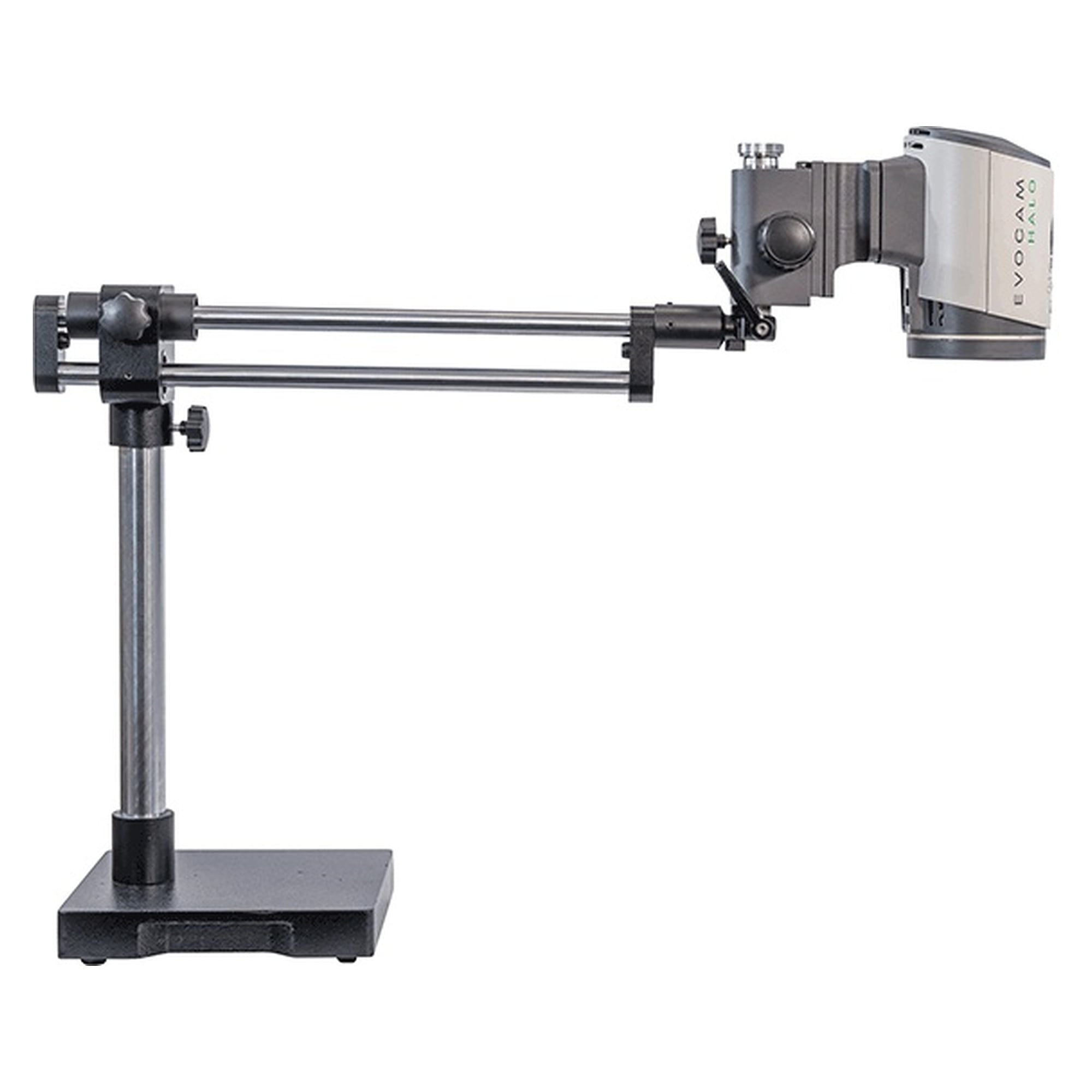 Double arm stand with base plate for the EVO Cam HALO 4K digital microscope - Vision HAL614