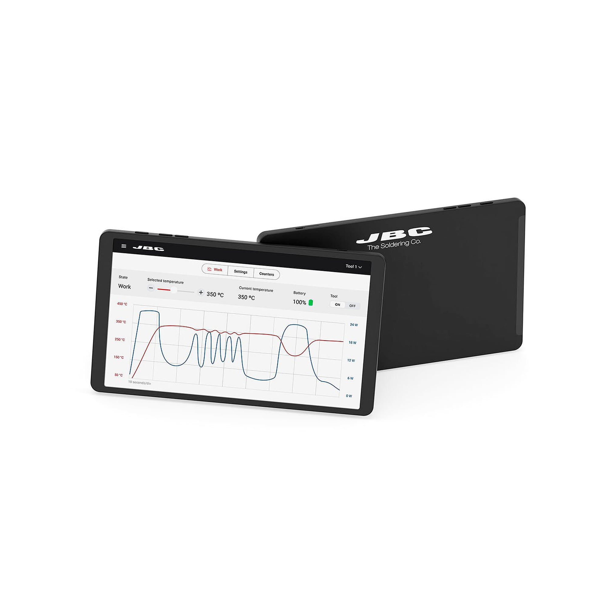 Tragbares Display 8,6 Zoll mit Android 14, Bluetooth 5.0 und 5000 mAh Akku für B.IRON - JBC PDS-C