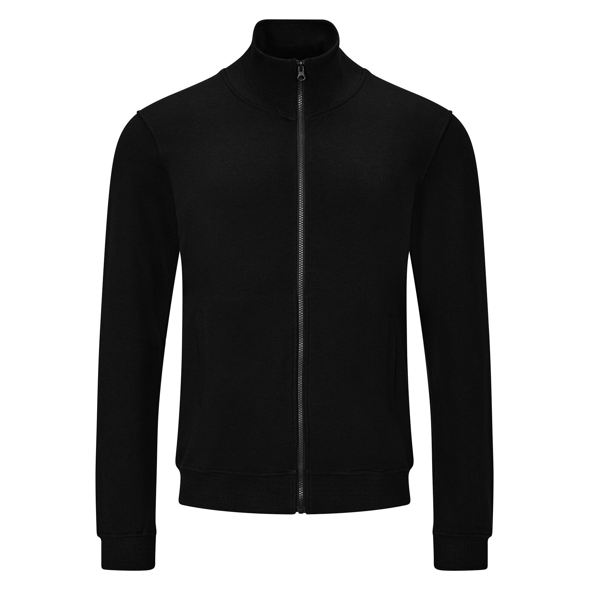 Veste sweat ESD zippée, 300 g/m², 10 % carbone, unisexe, noire, taille XL - Safeguard SG-SJ-SCH-300-L40