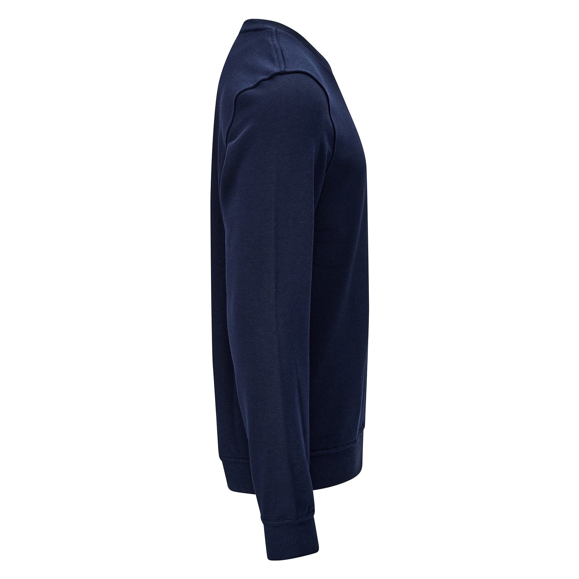 Sweat-shirt ESD col en V, 300 g/m², 10 % carbone, bleu marine, taille 3XL - Safeguard SG-SS-MB-300-L20