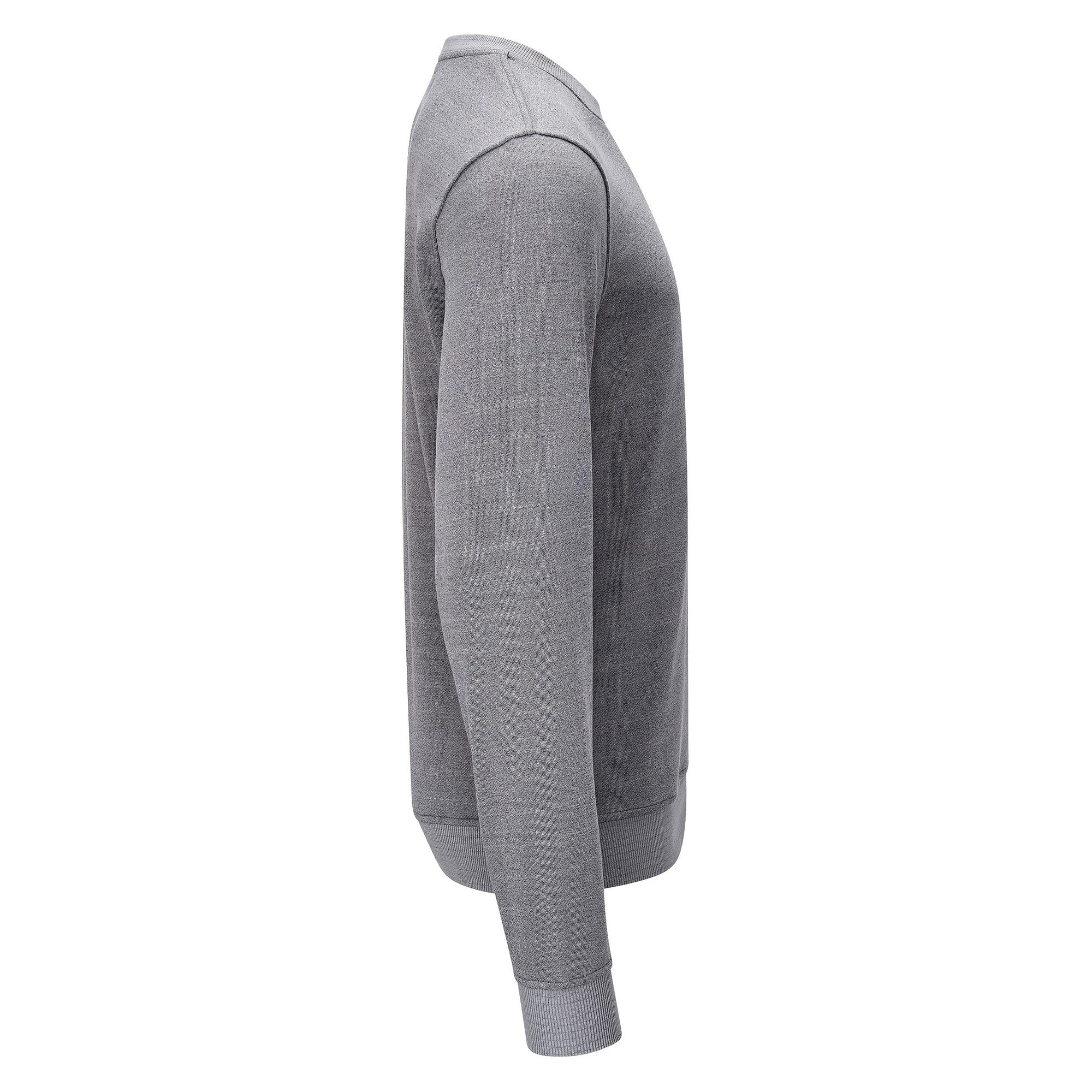 Sweat-shirt ESD col rond, 300 g/m², 10 % carbone, gris, coupe confort, taille XXL - Safeguard SG-SS-GR-300-L10