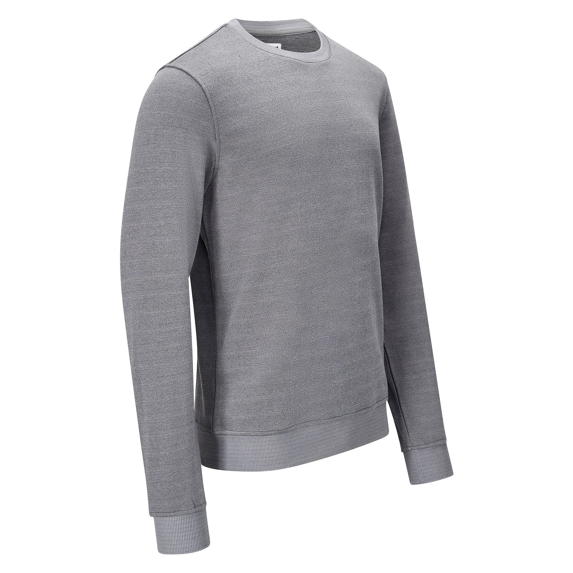 Sweat-shirt ESD col rond, 300 g/m², 10 % carbone, gris, coupe confort, taille 3XL - Safeguard SG-SS-GR-300-L10
