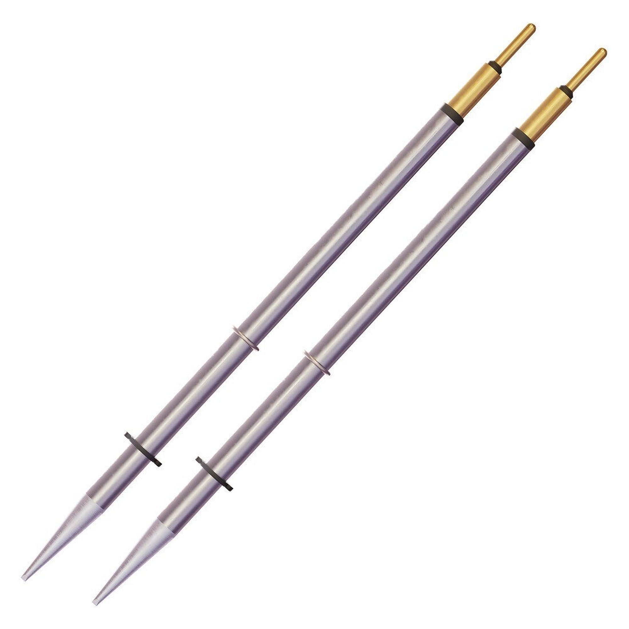 MicroFine tweezer soldering tips, chisel 0.6 x 9 mm, cartridge pair, 800 series - Metcal MFT-8CH9006