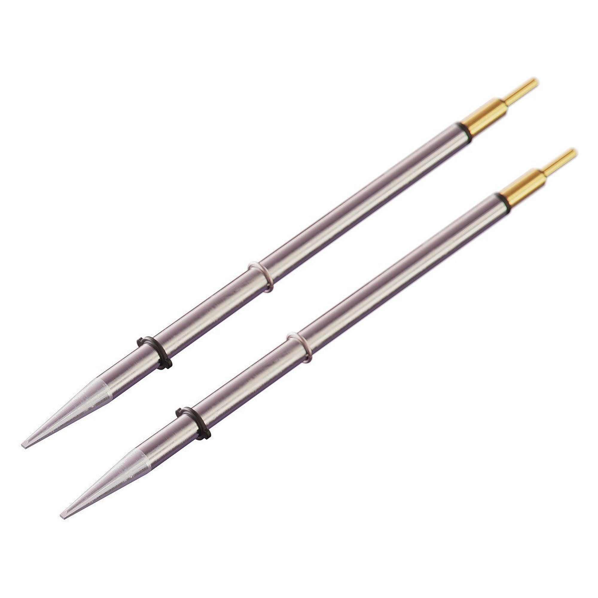 MicroFine tweezer soldering tips, chisel 0.6 x 9 mm, cartridge pair, 800 series - Metcal MFT-8CH9006