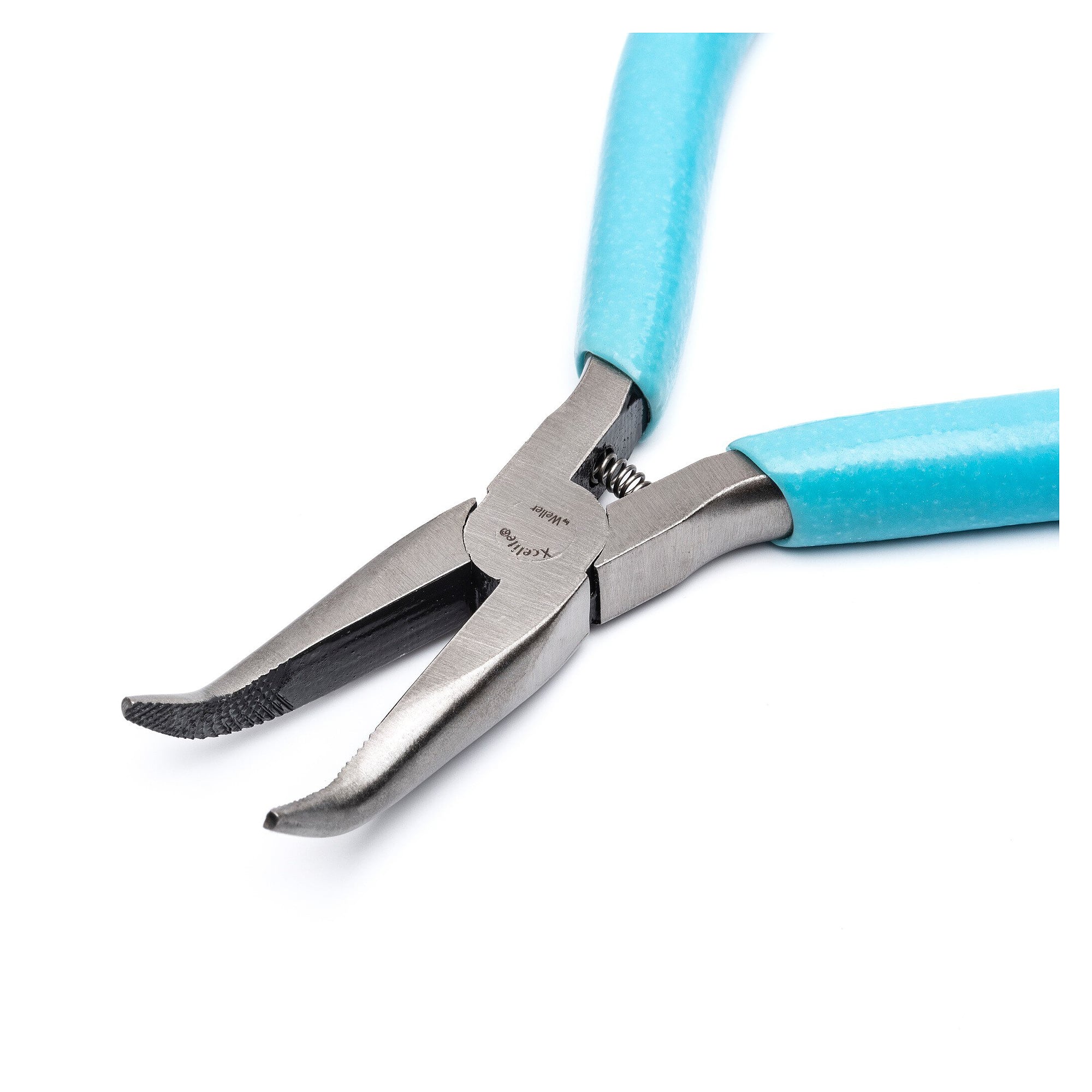 ESD-Spitzzange 127 mm, gezahnte Backen, 60 Grad gebogen - Weller CN255VN