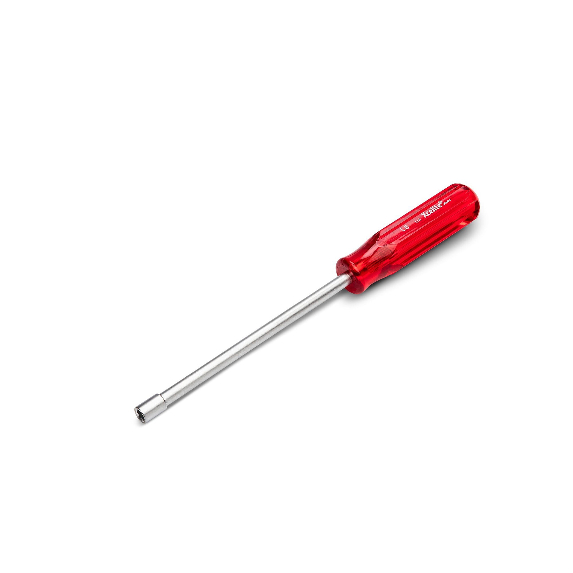 Hex nut driver 1/4" extra long, 152.4 mm blade, chrome vanadium steel - Weller L8N
