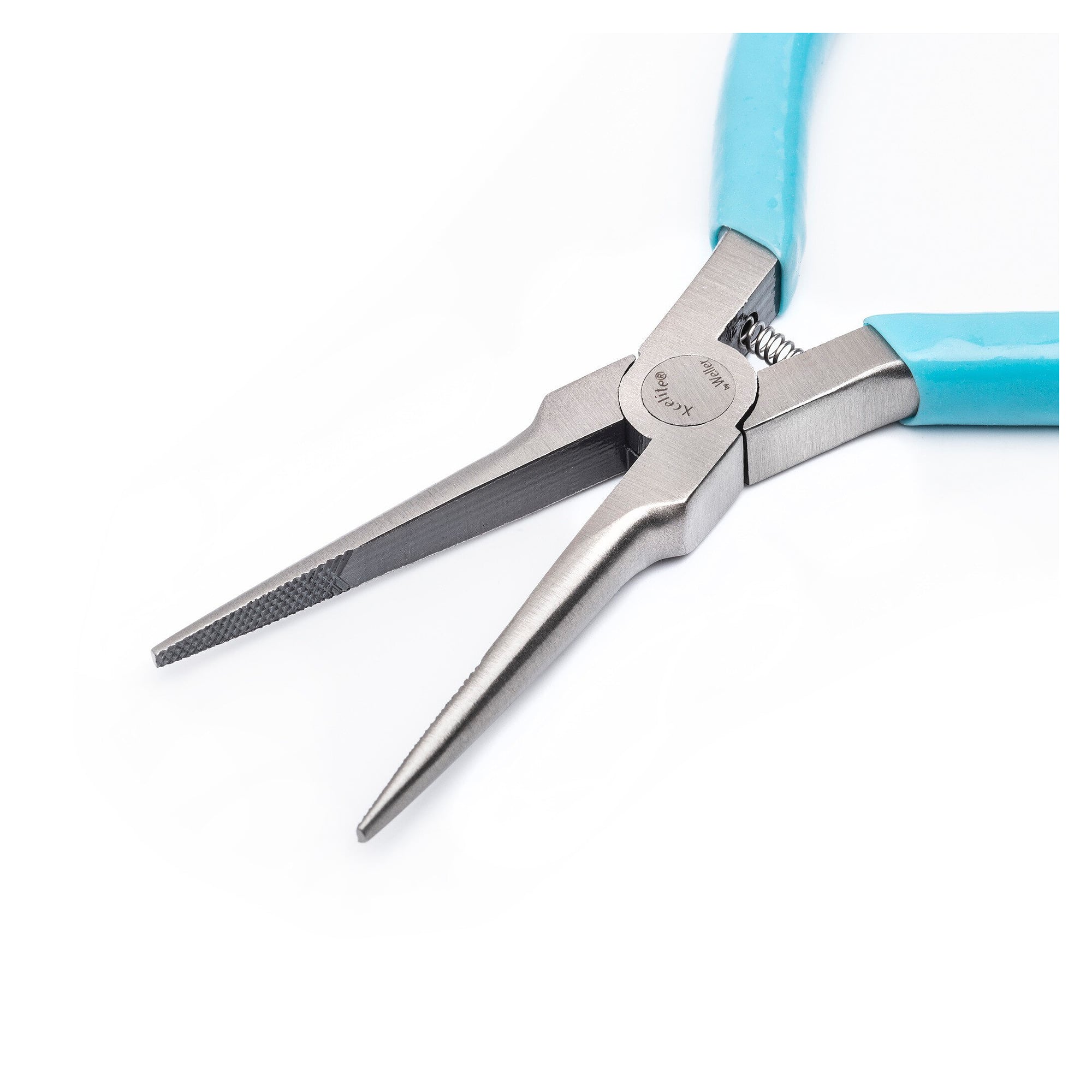 ESD long nose pliers 139.7 mm slim line with serrated jaws and fine tip - Weller LN775512VN