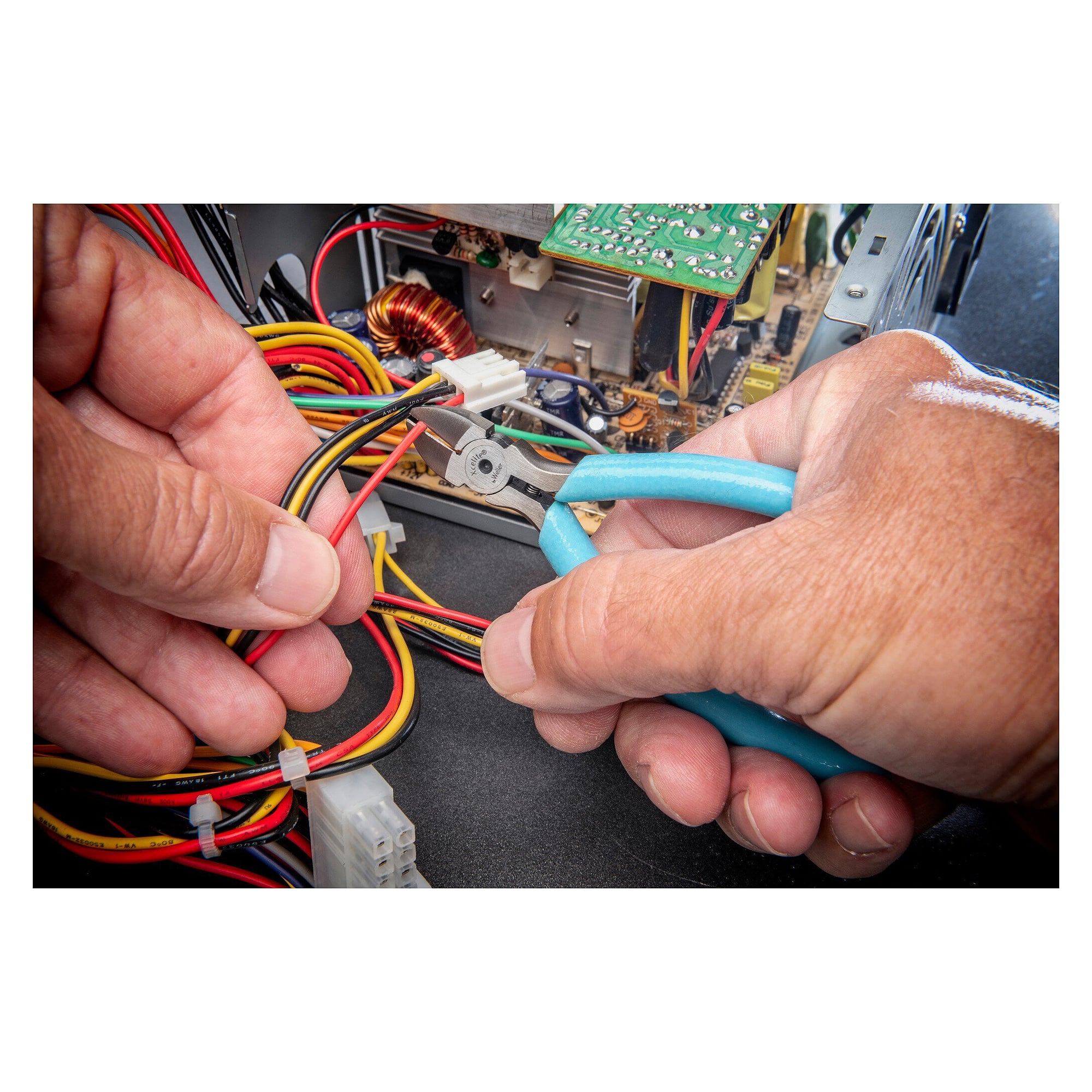 ESD side cutter 101.6 mm semi-flush with oval head for wire up to 20 AWG - Weller MS54VN