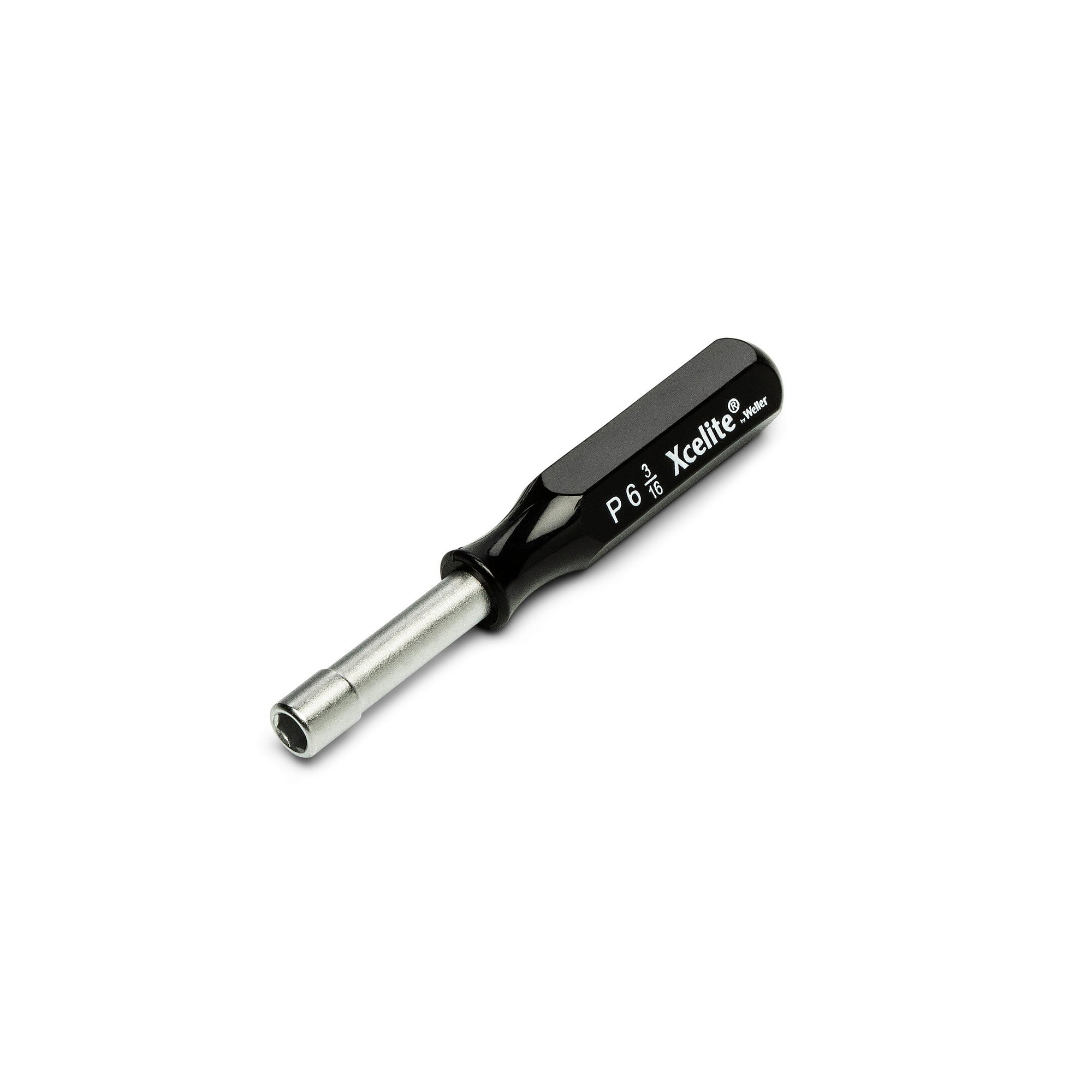 Mini-clé à douille six pans 3/16 pouce, lame 4,8 x 31,8 mm, convertible - Weller P6N