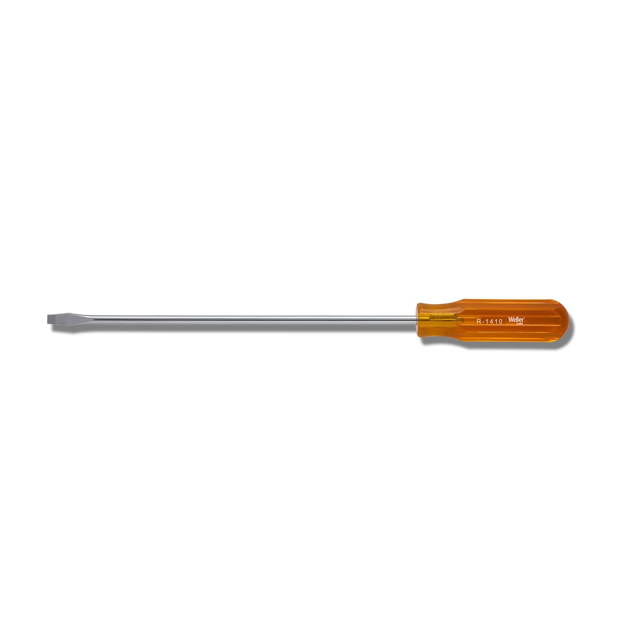 Tournevis à fente 6,4 mm à lame ronde 254 mm, acier chrome-vanadium - Weller R1410N