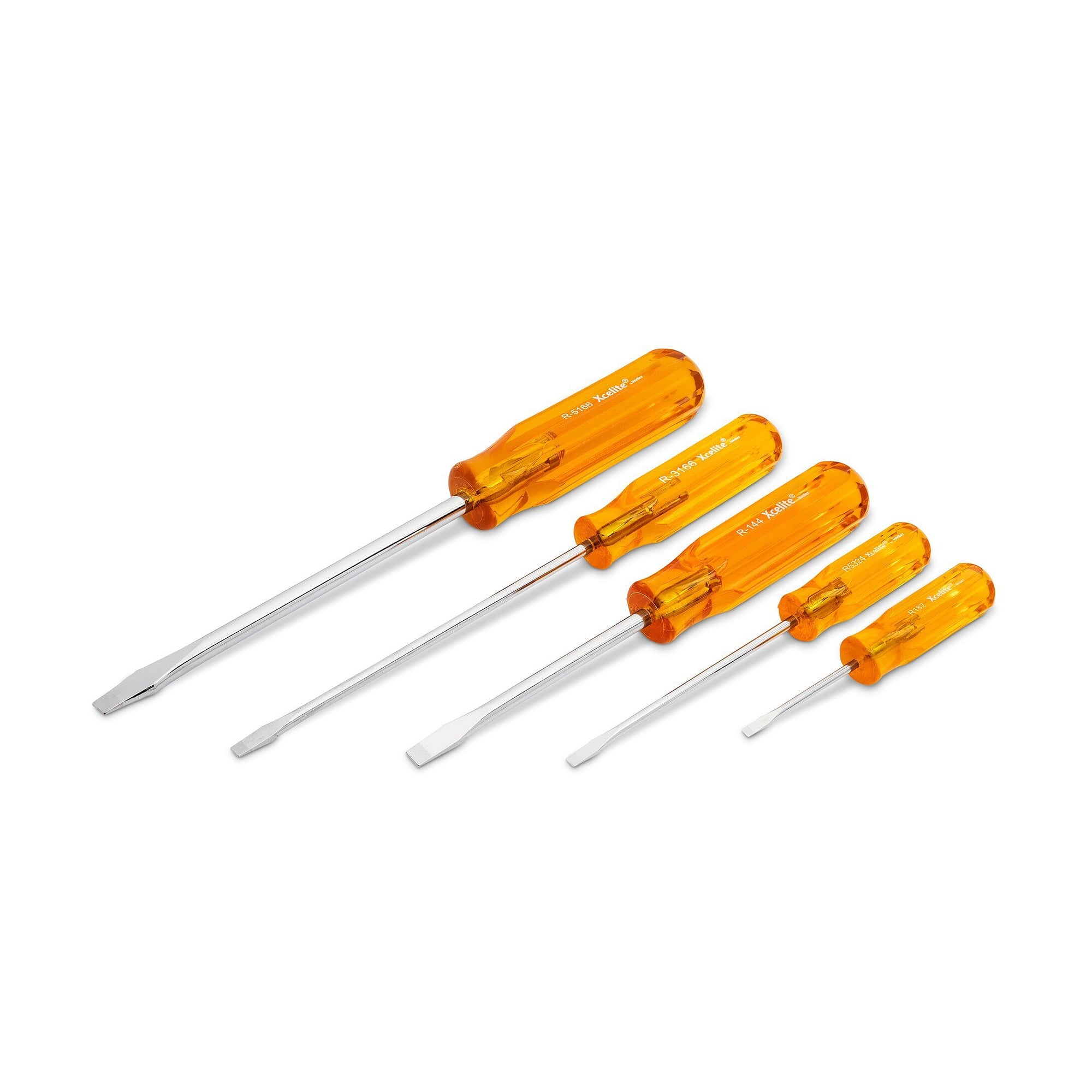 Schlitz-Schraubendreher-Set 5-teilig Rundklinge Xcelite mit Vinyltasche - Weller SDR11N
