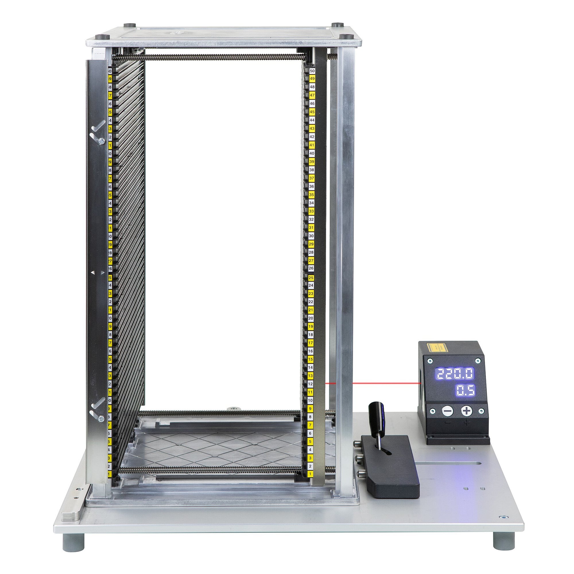 Einstellvorrichtung AD 401 mit CCD-Laser für Leiterplattenmagazine 701 bis 704 - cab 8917401