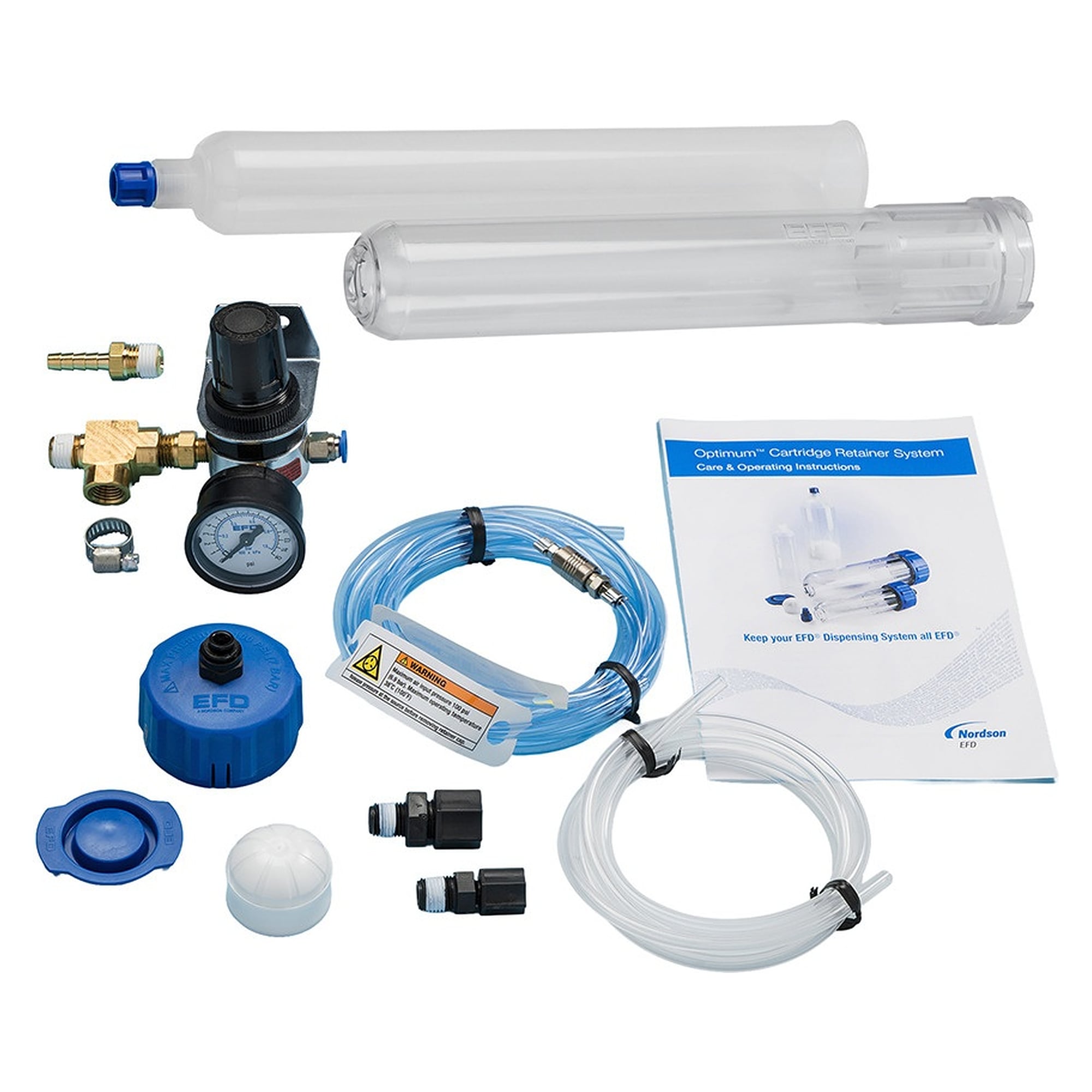 Porte-cartouche pour cartouches de 12 oz, sans régulateur de pression - Nordson EFD 7012436