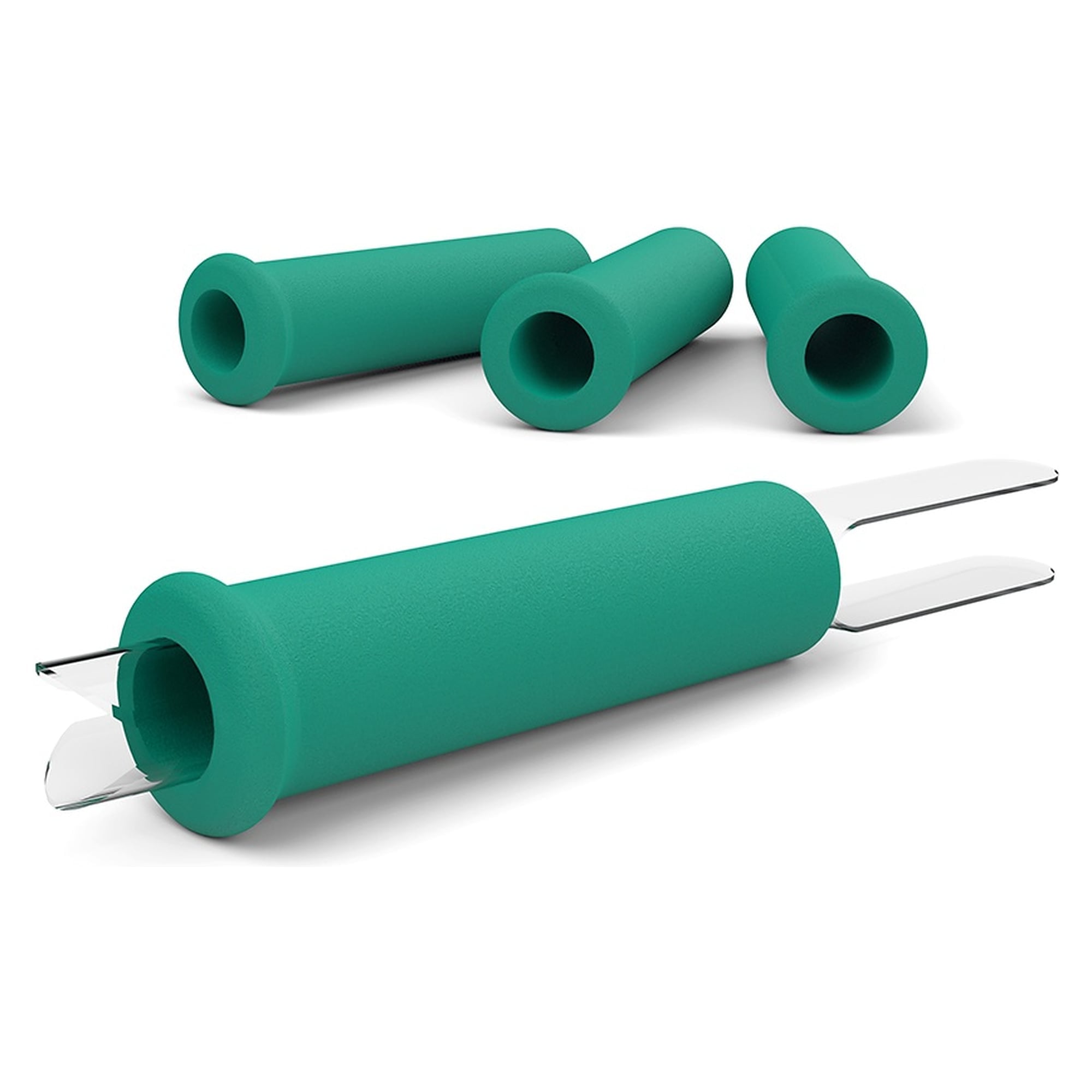 Green Soft Foam Grips for T245-A, T245-GA and T245-PA Soldering Irons, 4 Pieces - JBC 0016057