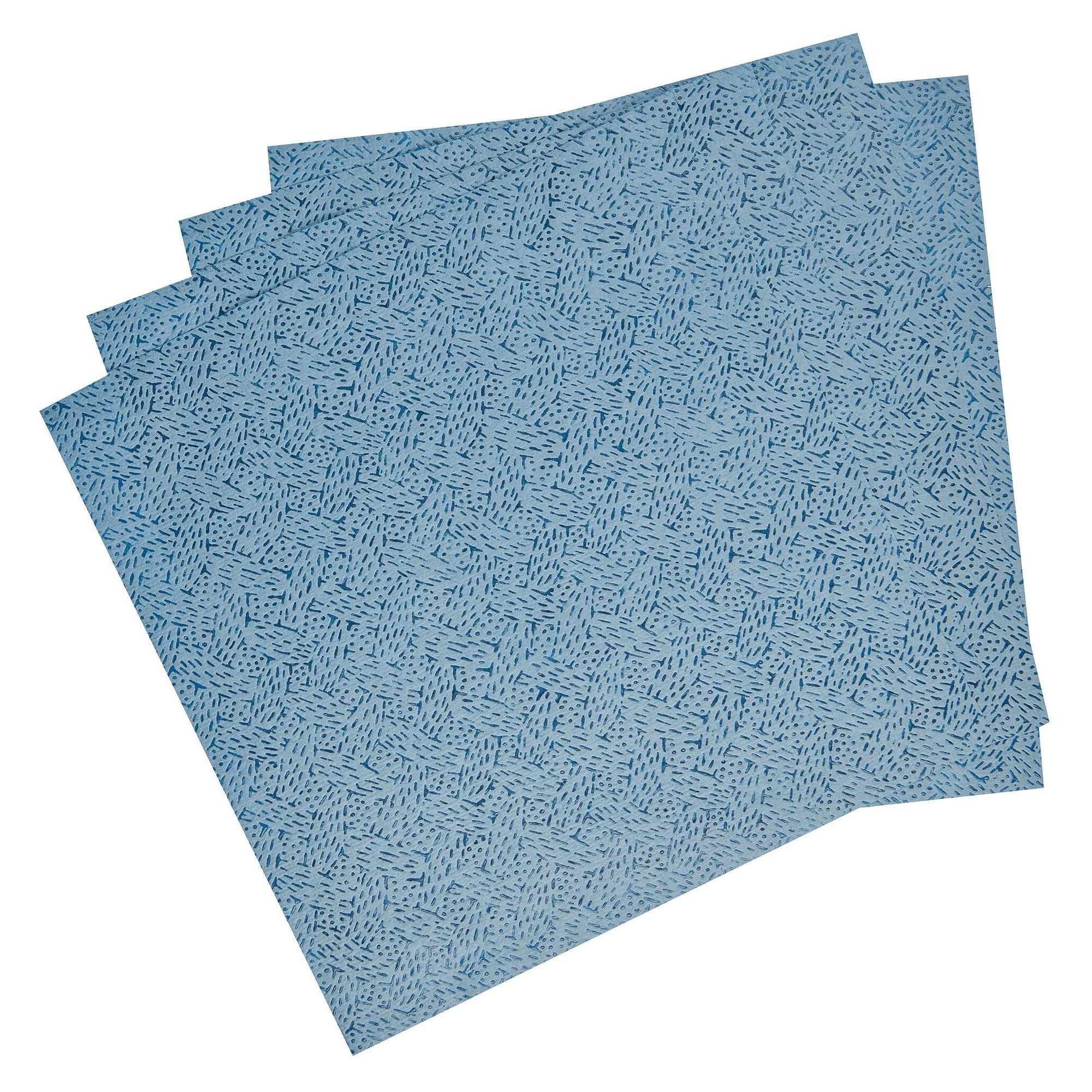 Öl-Reinigungstücher aus PP-Meltblown, 25 x 34 cm, Reinraumklasse ISO 7, blau - DS Safety Wear D4204