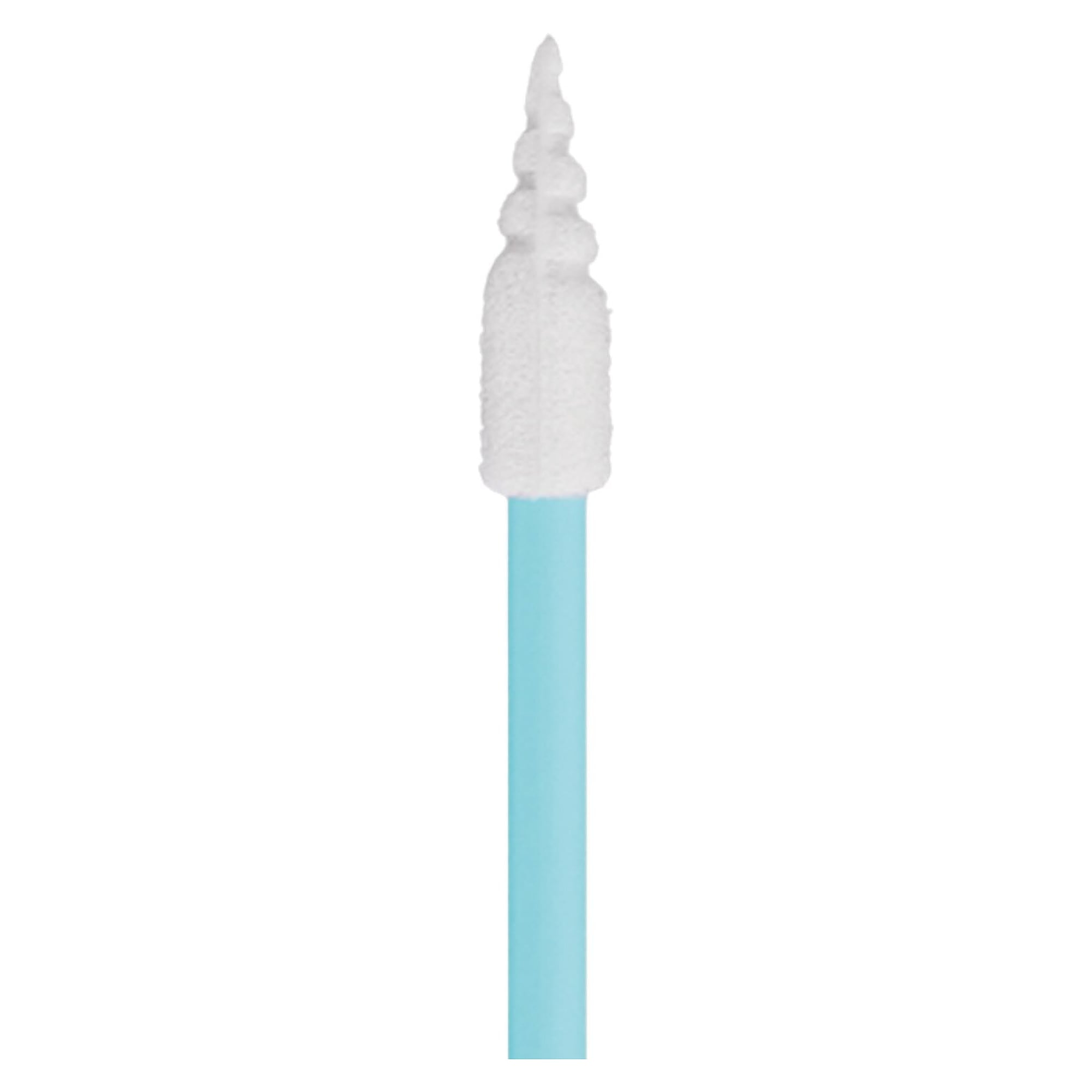 Écouvillon mousse pour salle blanche à pointe spirale, 65 mm, tige PP, classe ISO 5, 500 pièces - DS Safety Wear DFS751