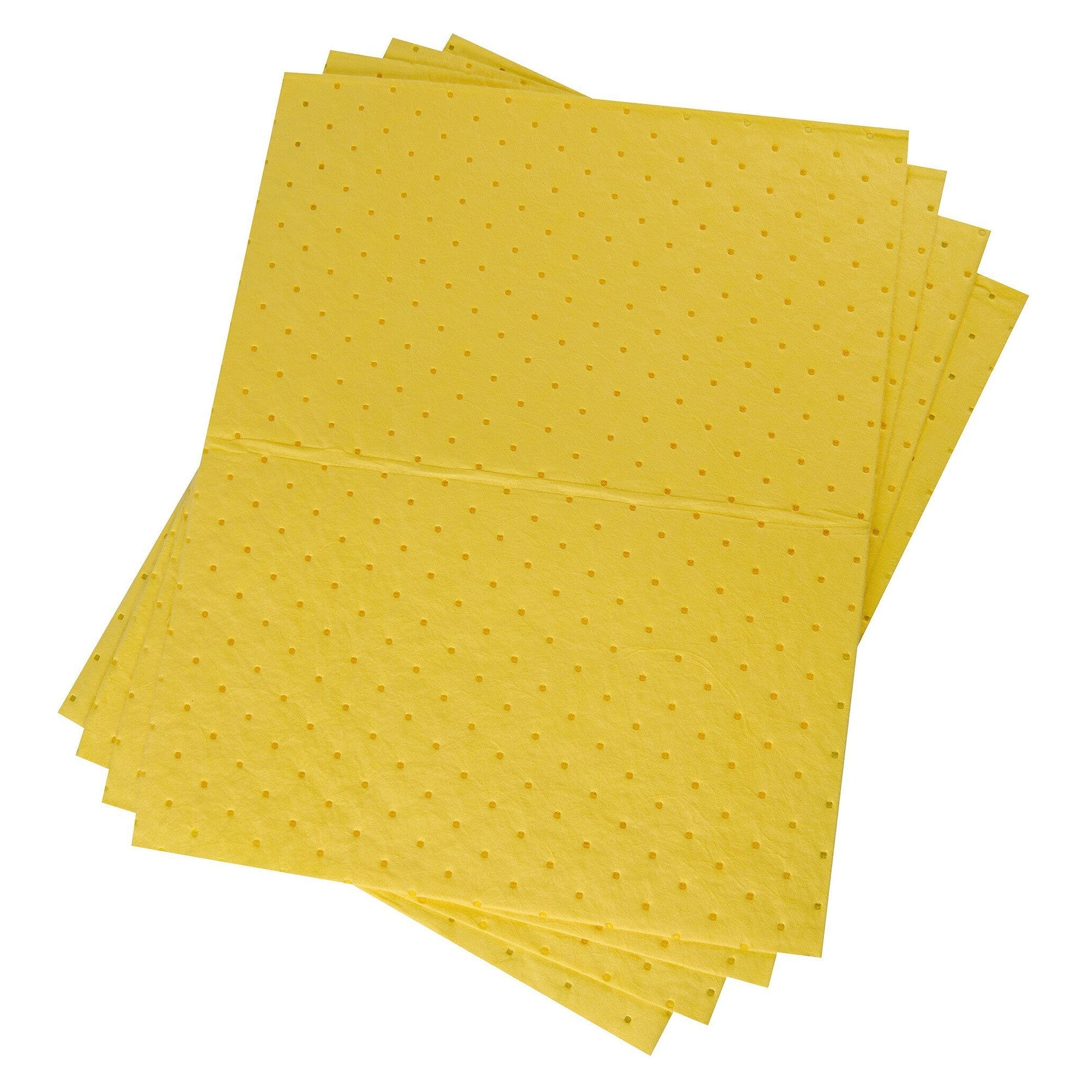 Chemikalien-Absorptionsmatten 40 x 50 cm für Säuren und Laugen, gelb, 200 Stück - DS Safety Wear DL1301
