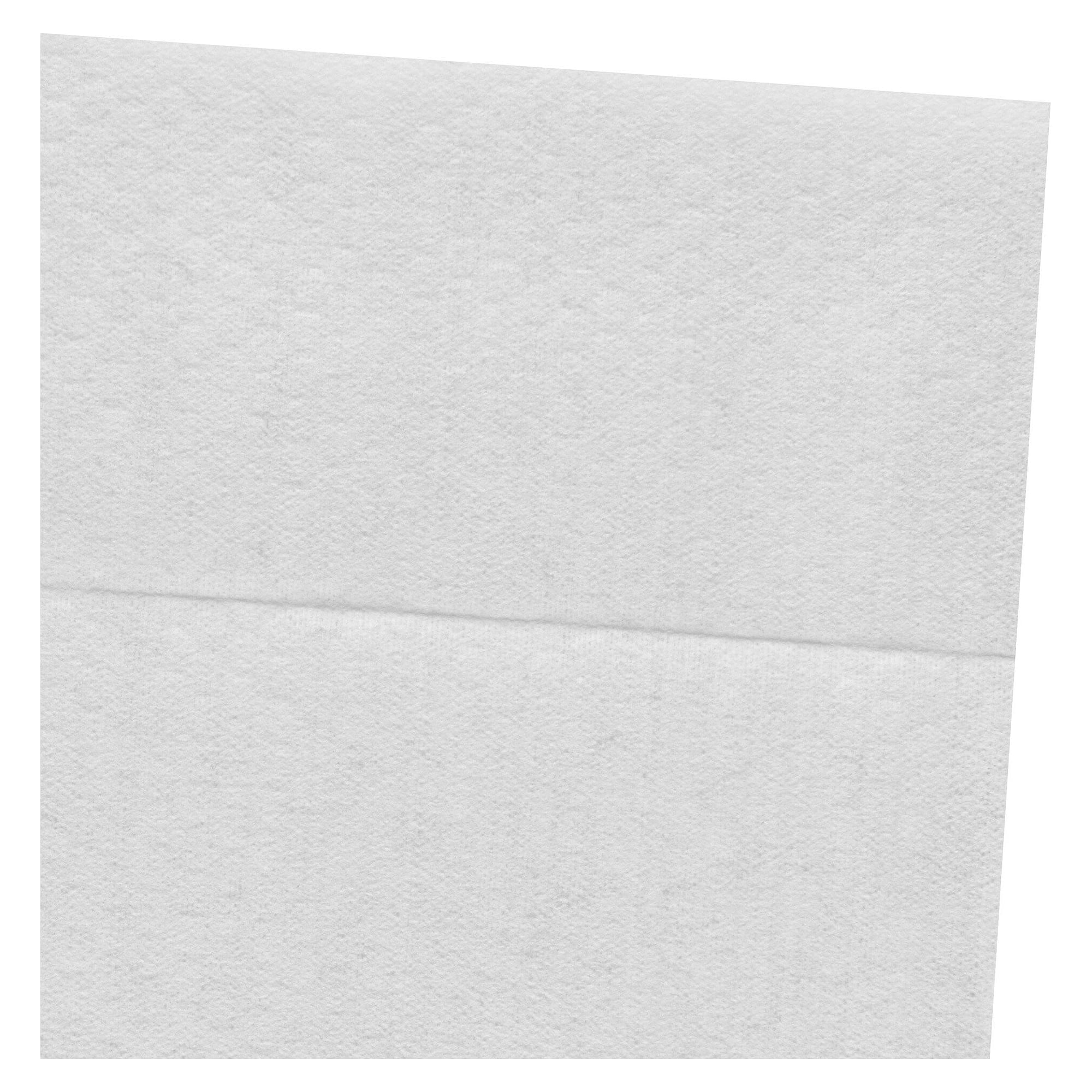 Universal-Wischtücher aus Zellstoff-PP-Verbund, 38 x 42 cm, 425 ml/m² Saugleistung, weiß - DS Safety Wear DM3842