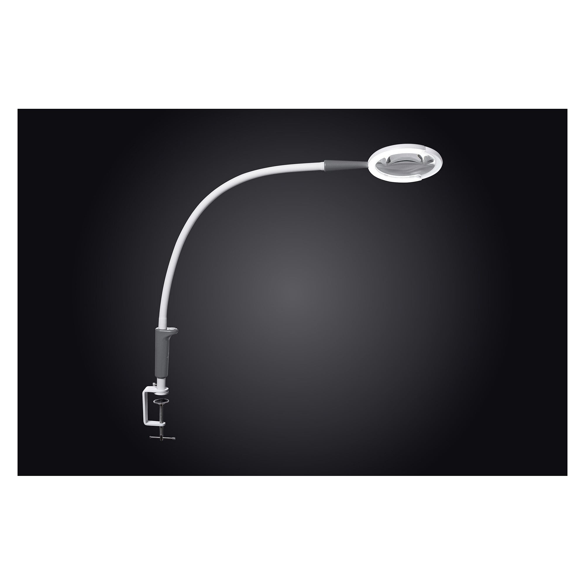 2-in-1 LED magnifier lamp Magnificent Pro Clamp with desk clamp, 1.75x, 130 mm lens - Daylight E25095