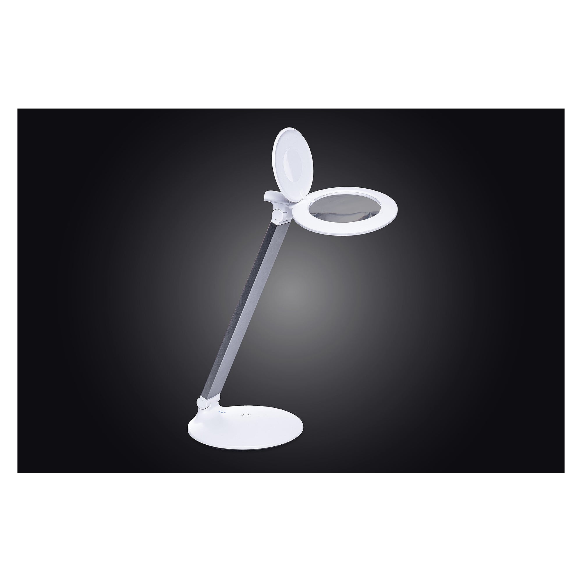 Rechargeable magnifier lamp Halo Go 2, 2.25x with 4x insert lens, 4200 lx, USB-C, foldable - Daylight E25400