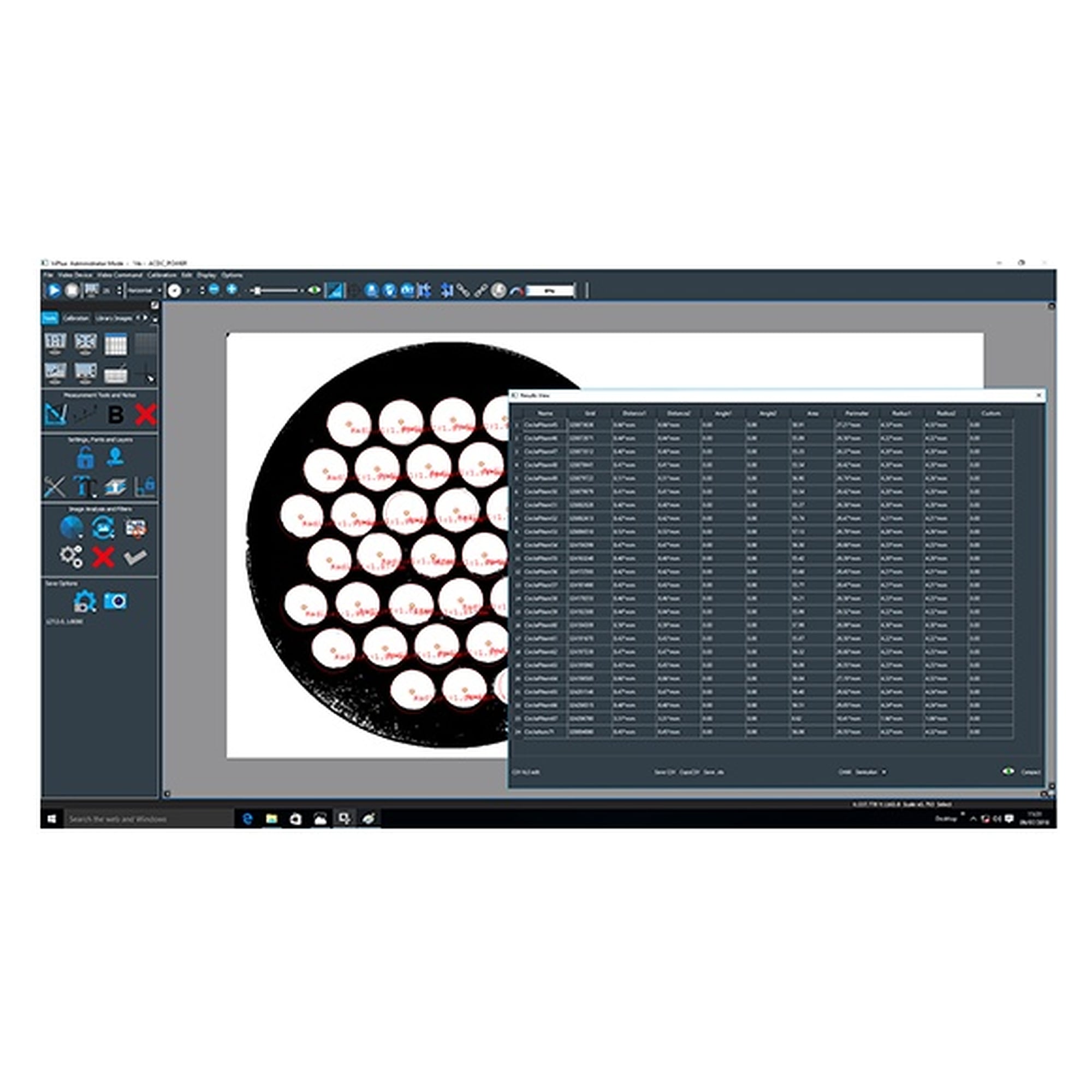 Dokumentations- und Messsoftware ViPlus für das Inspektionssystem Makrolite 4K - Vision VIS001