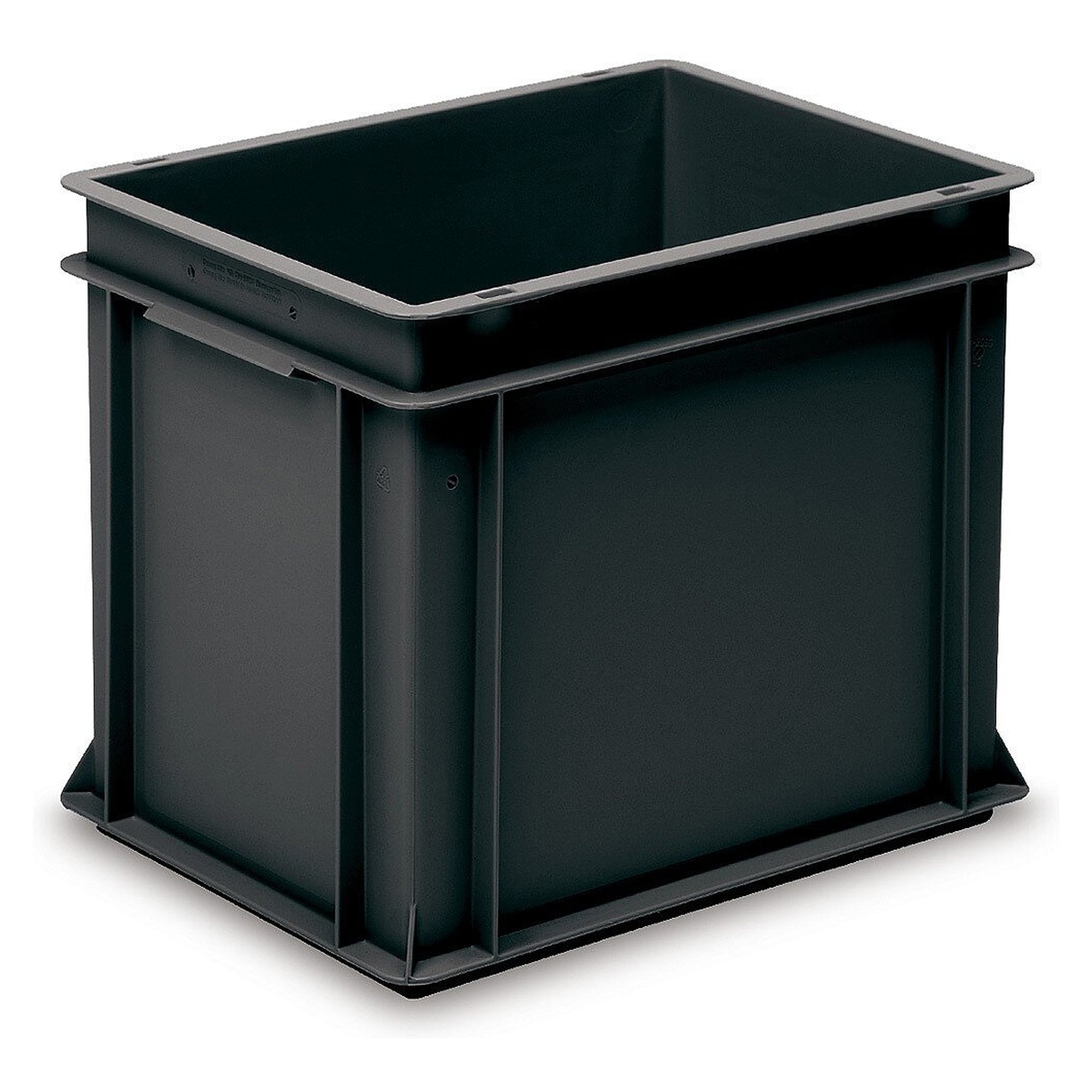 Bac Euro ESD RAKO 400 x 300 x 325 mm, 36 l, dissipatif, noir - Utz 3-205D-0.EL.9210