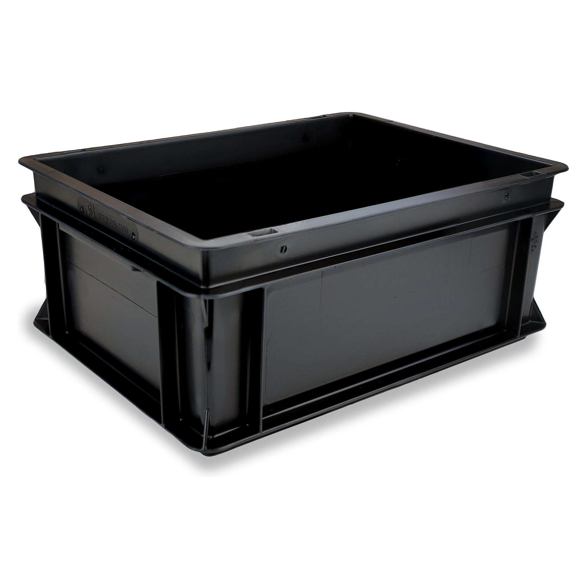 RAKO ESD Euro Container 400 x 300 x 170 mm, 15 l, Dissipative, Black - Utz 3-207D-0.EL.9210