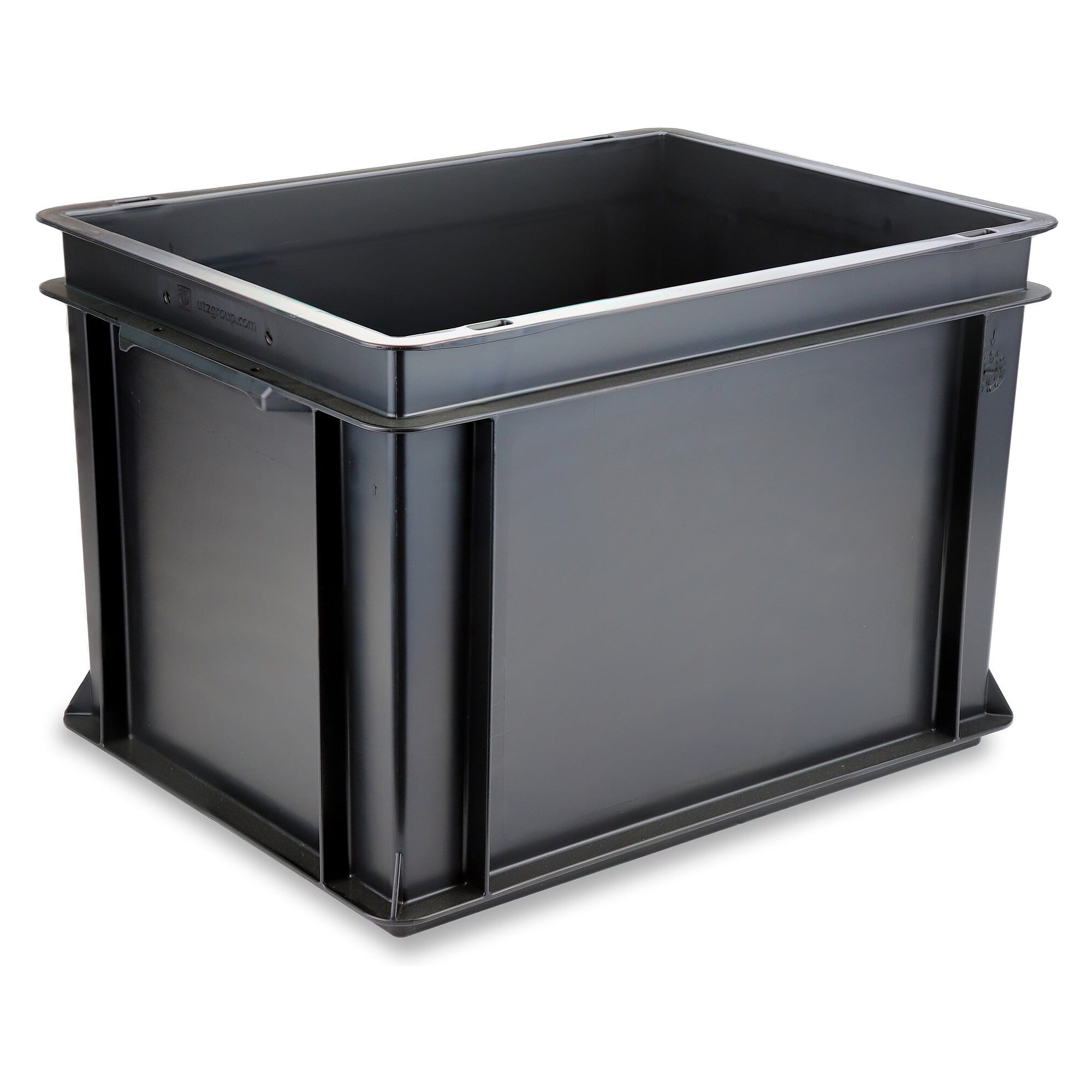 Bac Euro ESD RAKO 400 x 300 x 270 mm, 25 l, dissipatif, noir - Utz 3-212Z-0.EL.9210