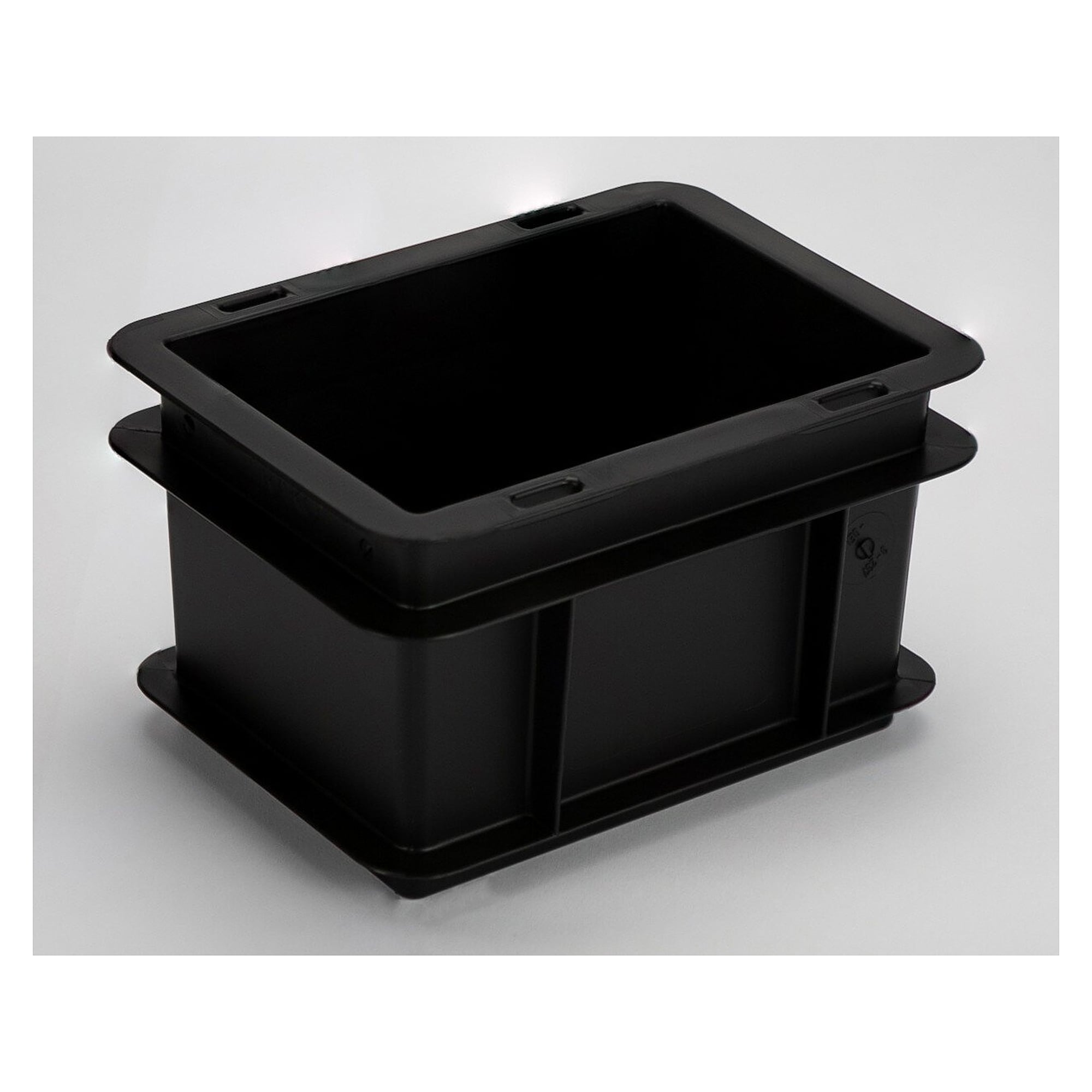 Bac Euro ESD RAKO 200 x 150 x 120 mm, 2 litres, dissipatif, noir - Utz 3-237-0.EL.9210