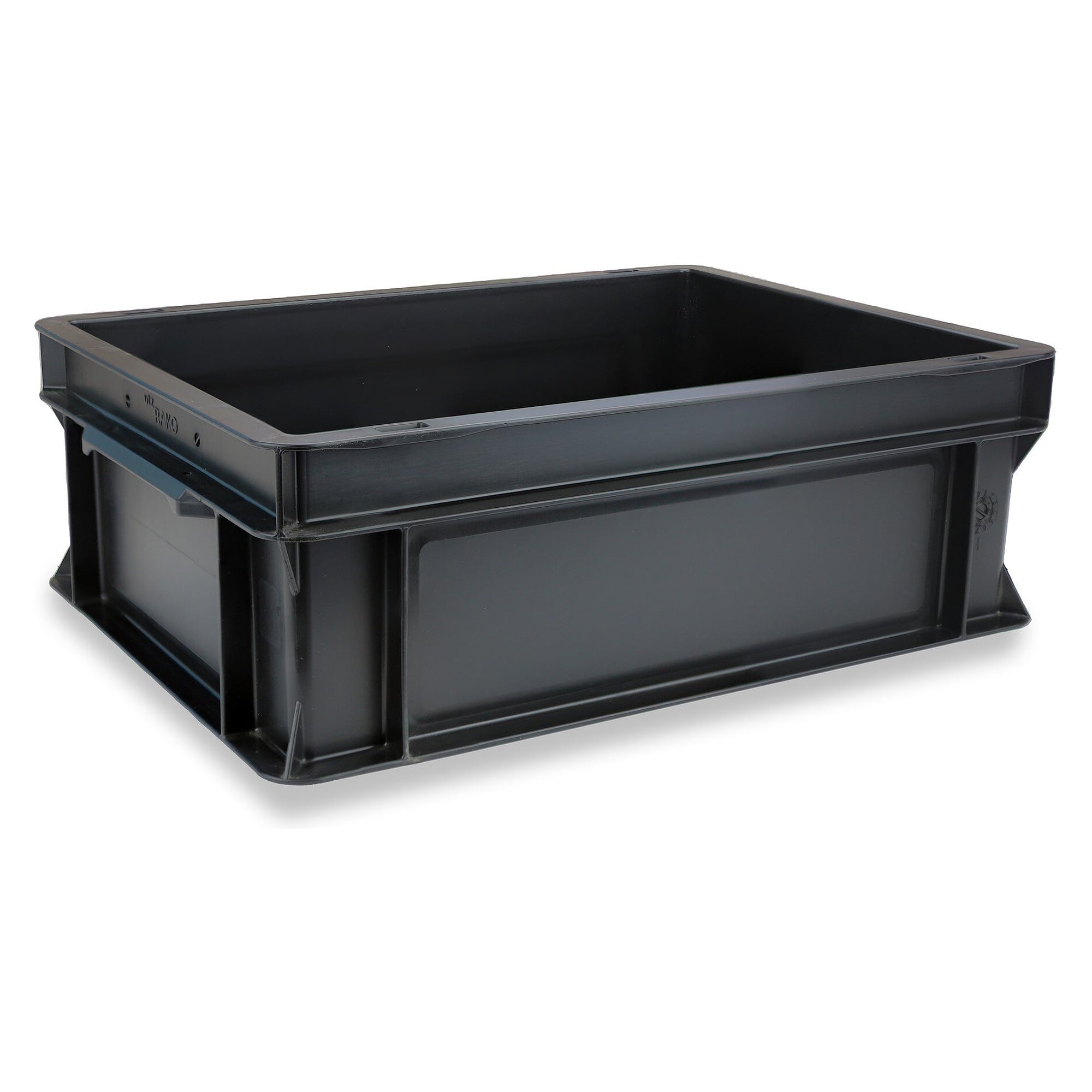 Bac Euro ESD RAKO II 400 x 300 x 145 mm, 12 l, dissipatif, noir - Utz 3-4313N-0.EL.9210