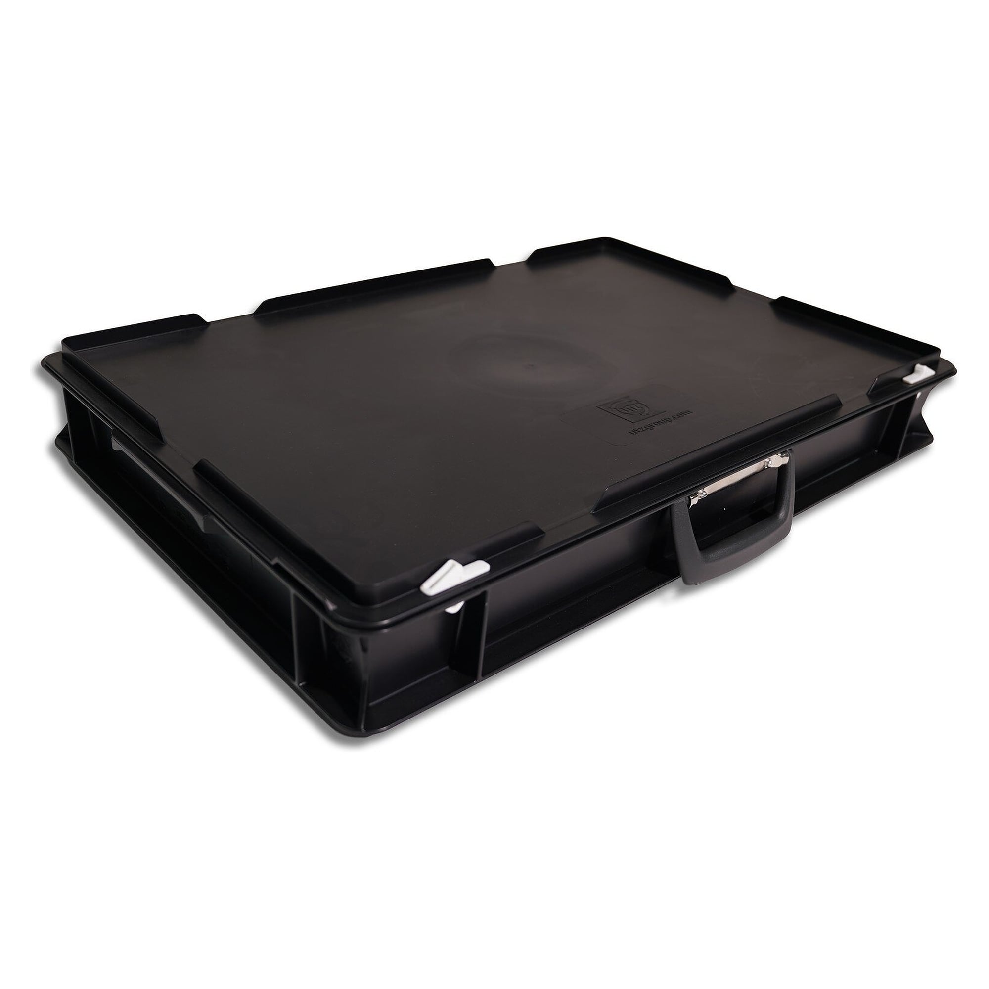 Mallette ESD RAKO à couvercle charnière 600 x 400 x 90 mm, 15 l, dissipative, noire - Utz 35-227-0.EL