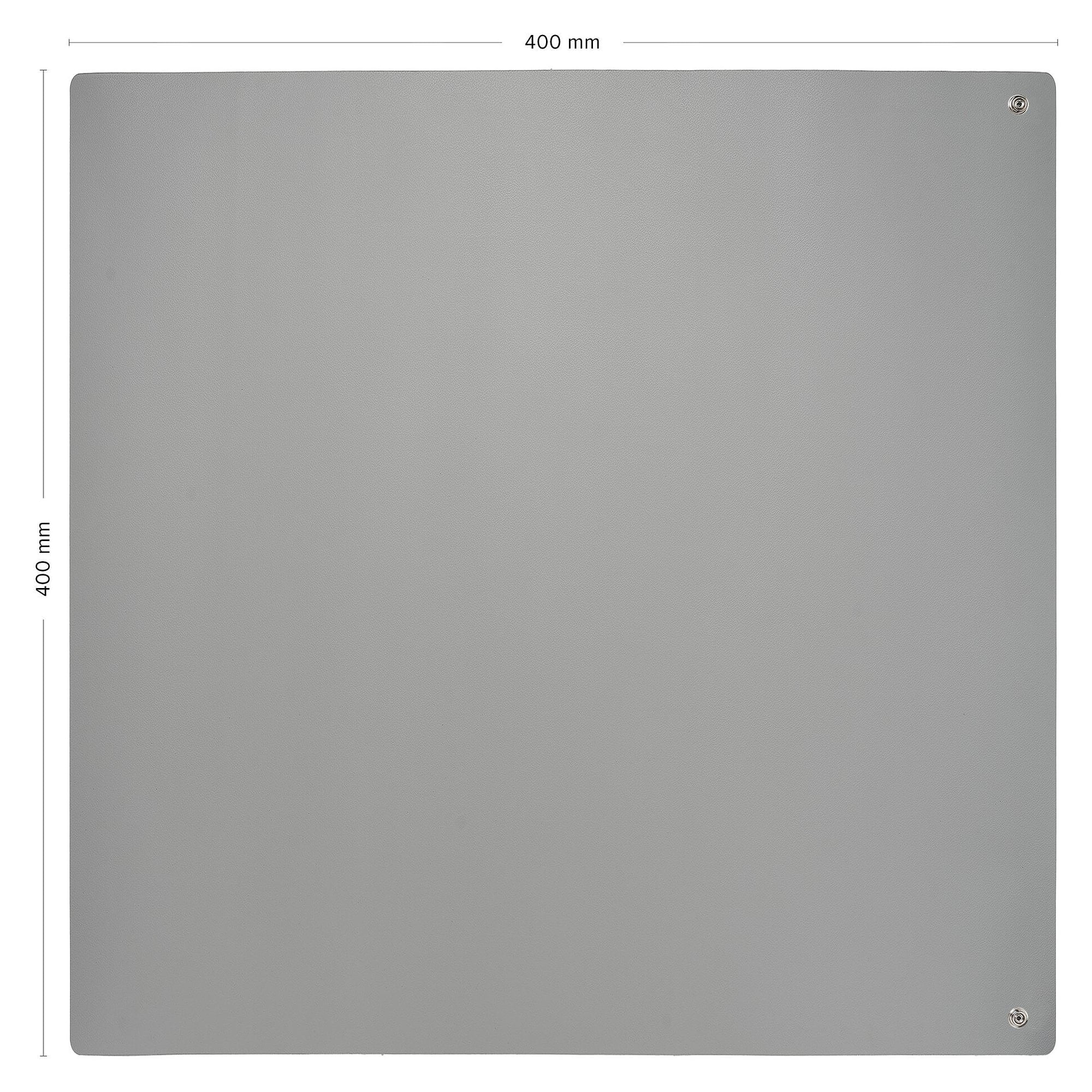 ESD Table Mat Set Mini Pro Plus Grey 400 x 400 mm, 6-Piece with Earthing Point - Safeguard SG-TMS-GR-GL-Mini-Pro-Plus-2DK