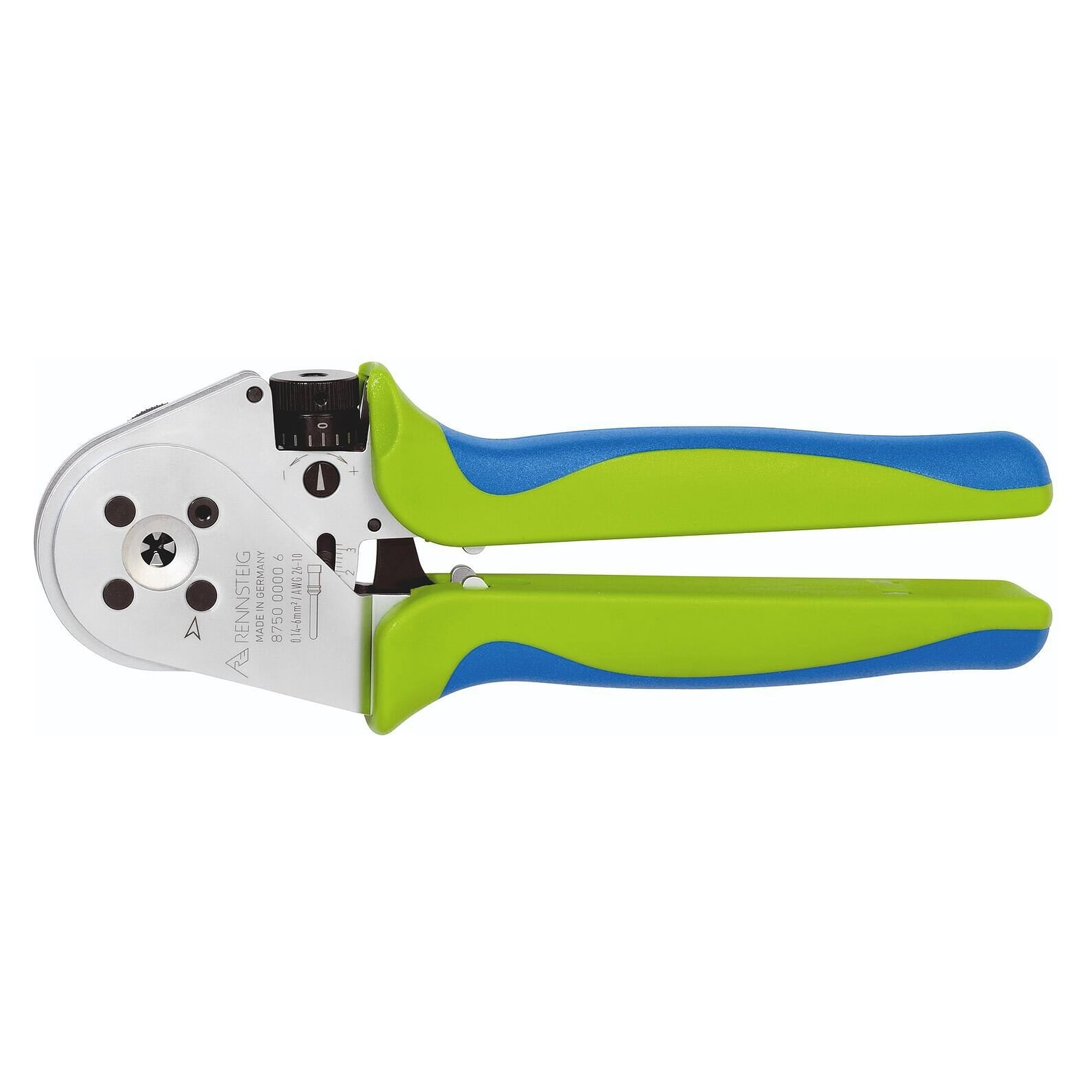 MicroCrimp four-indent crimping pliers for turned pin and socket contacts 0.14 to 6.0 mm² - A1-ESD 8750 0000 6
