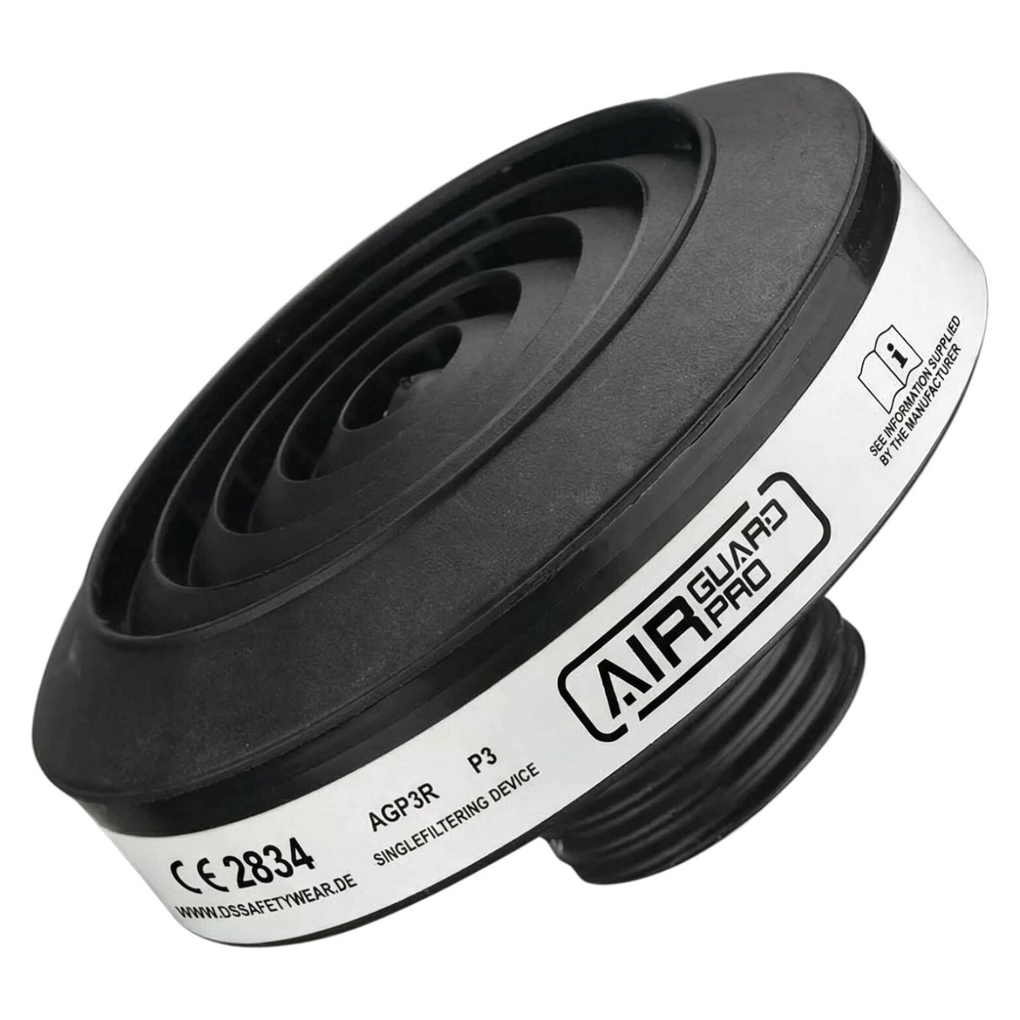 Partikelfilter P3 R mit RD40-Gewindeanschluss für Vollmaske AirGuard Pro AG700 - DS Safety Wear AGP3R
