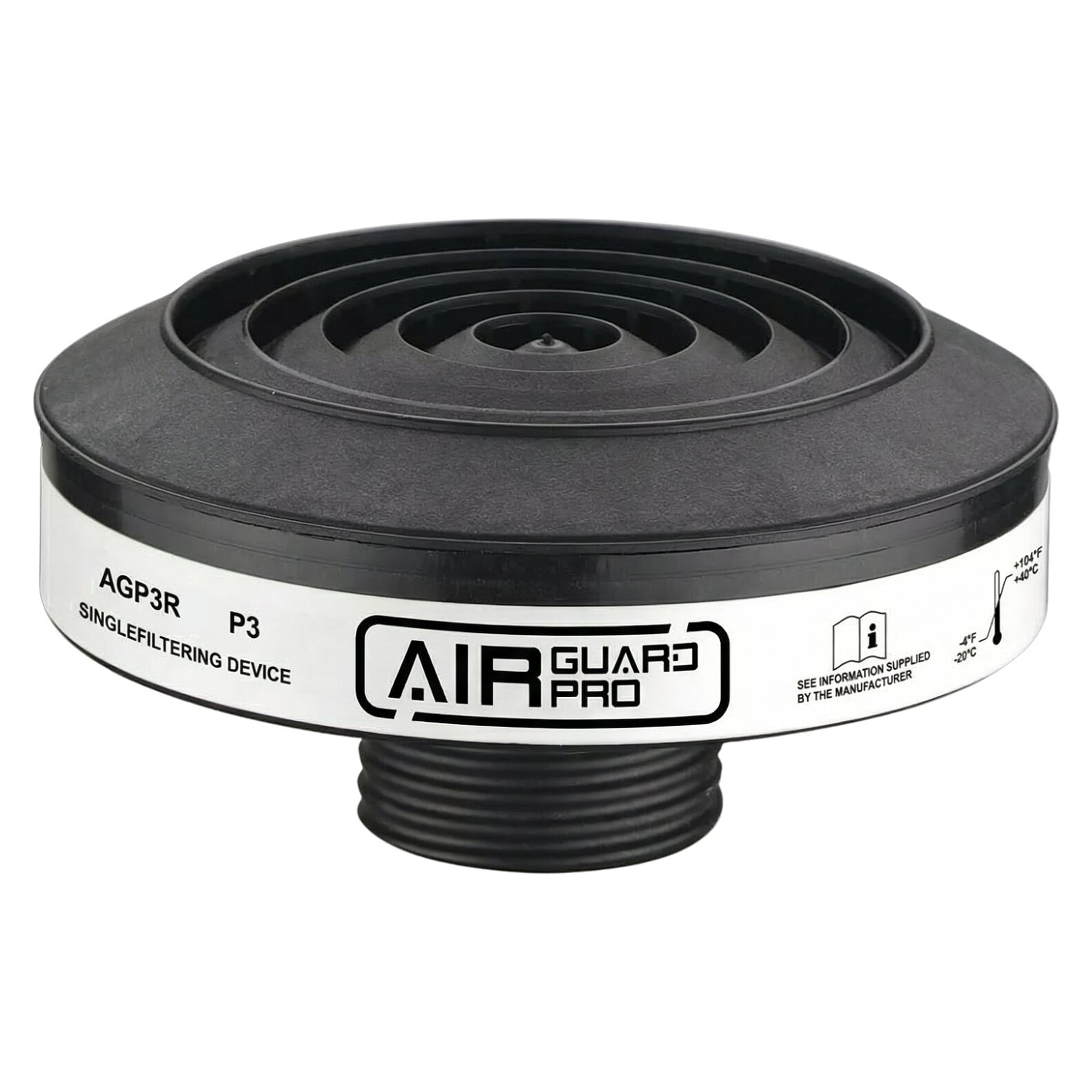Partikelfilter P3 R mit RD40-Gewindeanschluss für Vollmaske AirGuard Pro AG700 - DS Safety Wear AGP3R