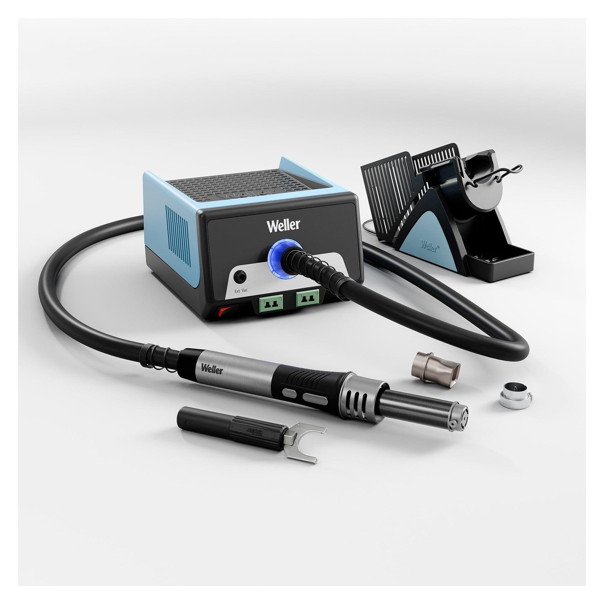 WXHotAir Hot-Air Rework Module 900 W, 50 to 600 °C, with Safety Rest and Software - Weller T0053175699