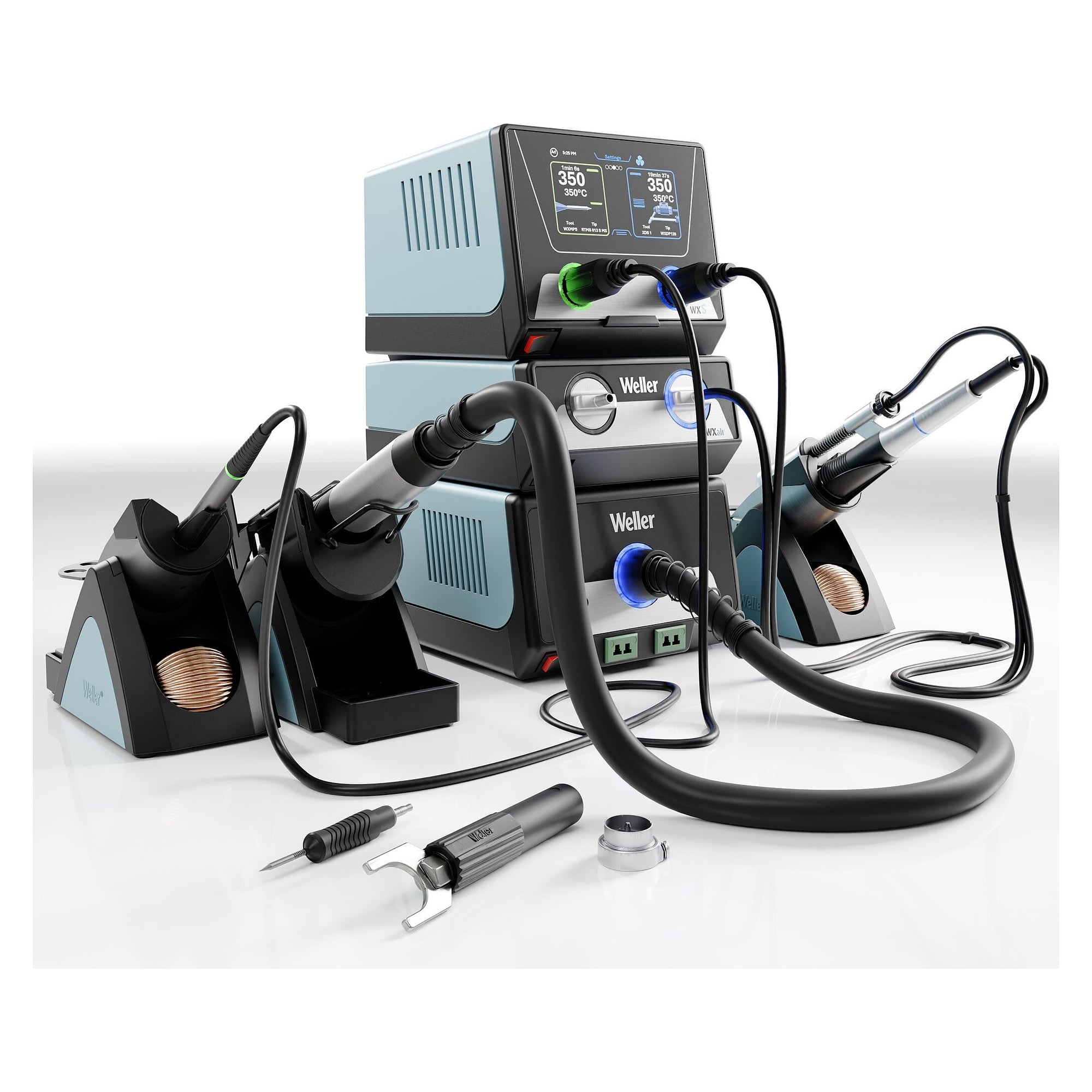 Heißluft-Reworkset WXS 2031 Advanced mit WXsmart, WXair und Entlötkolben, 900 W - Weller T0053177699