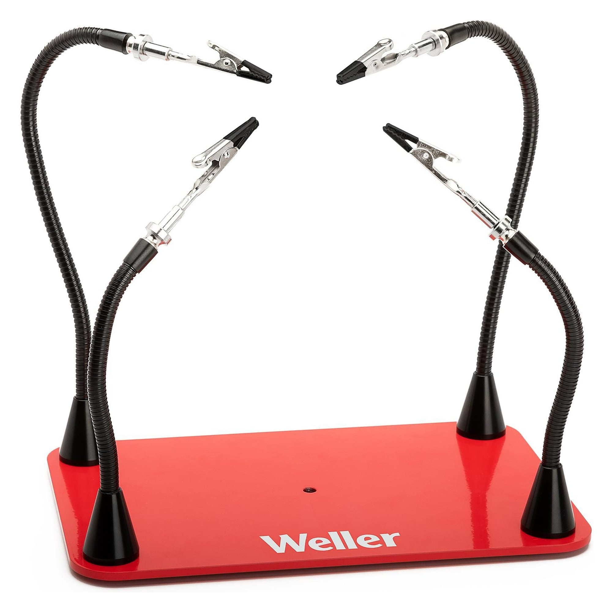 Troisième main avec 4 bras flexibles magnétiques et pinces crocodile - Weller WLACCHHM-02EU