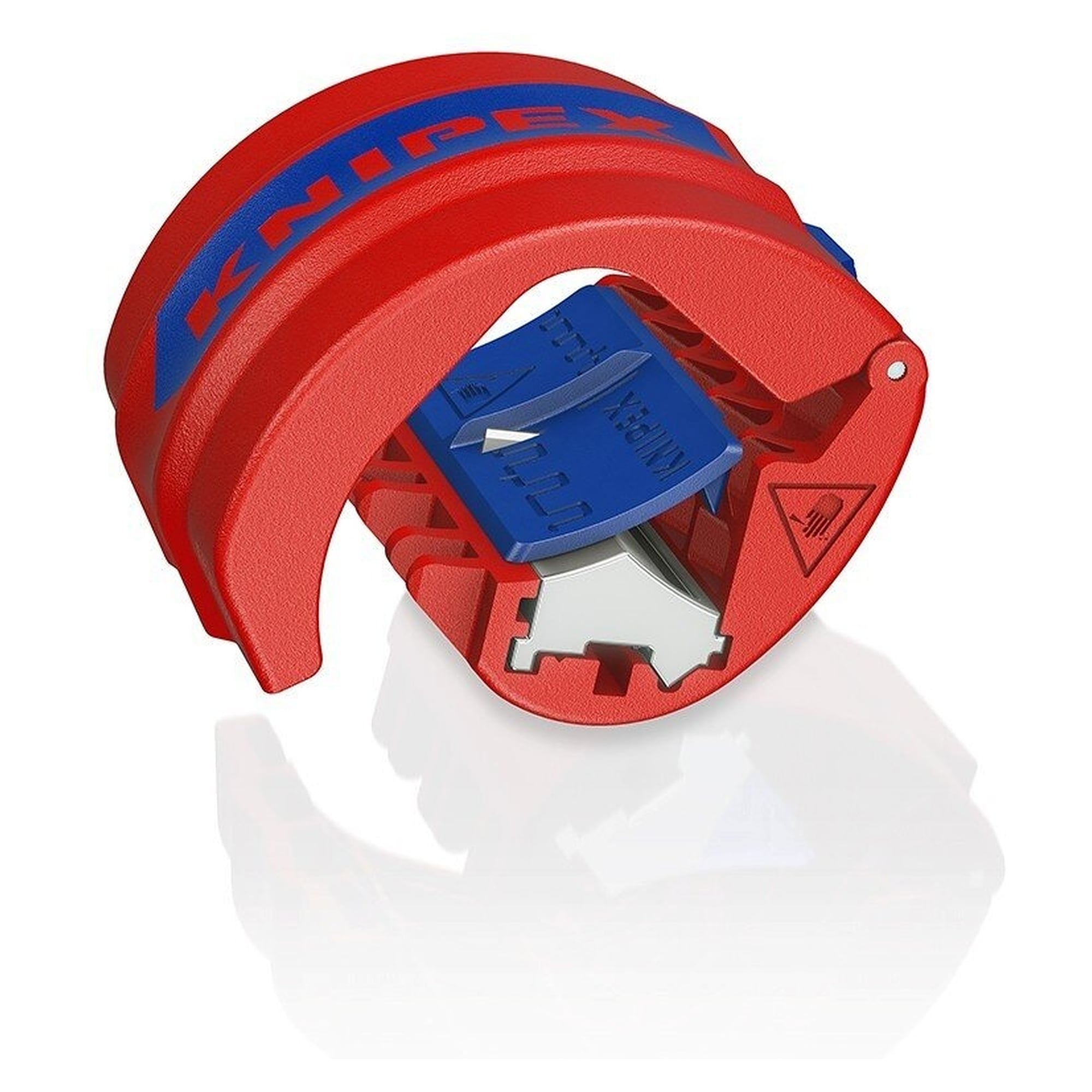 BiX CT56 pipe cutter for plastic and corrugated pipes 19 to 56 mm, with corrugated insert - Knipex 90 22 10 V01