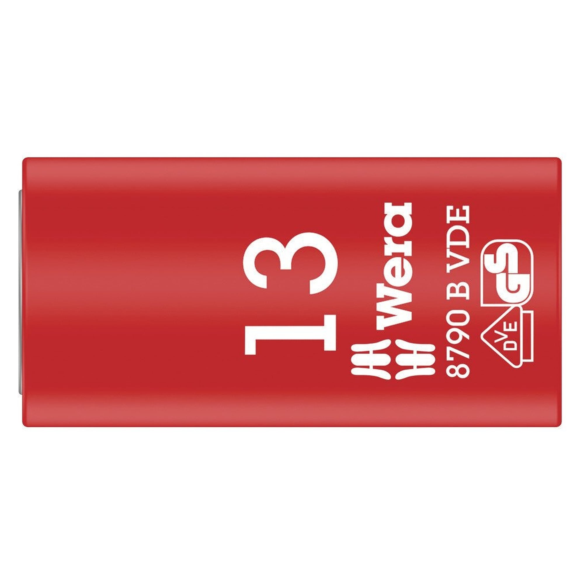 8790 B VDE Zyklop Steckschlüsseleinsatz isoliert, 3/8"-Antrieb, 13 mm x 46 mm - Wera 05004957001