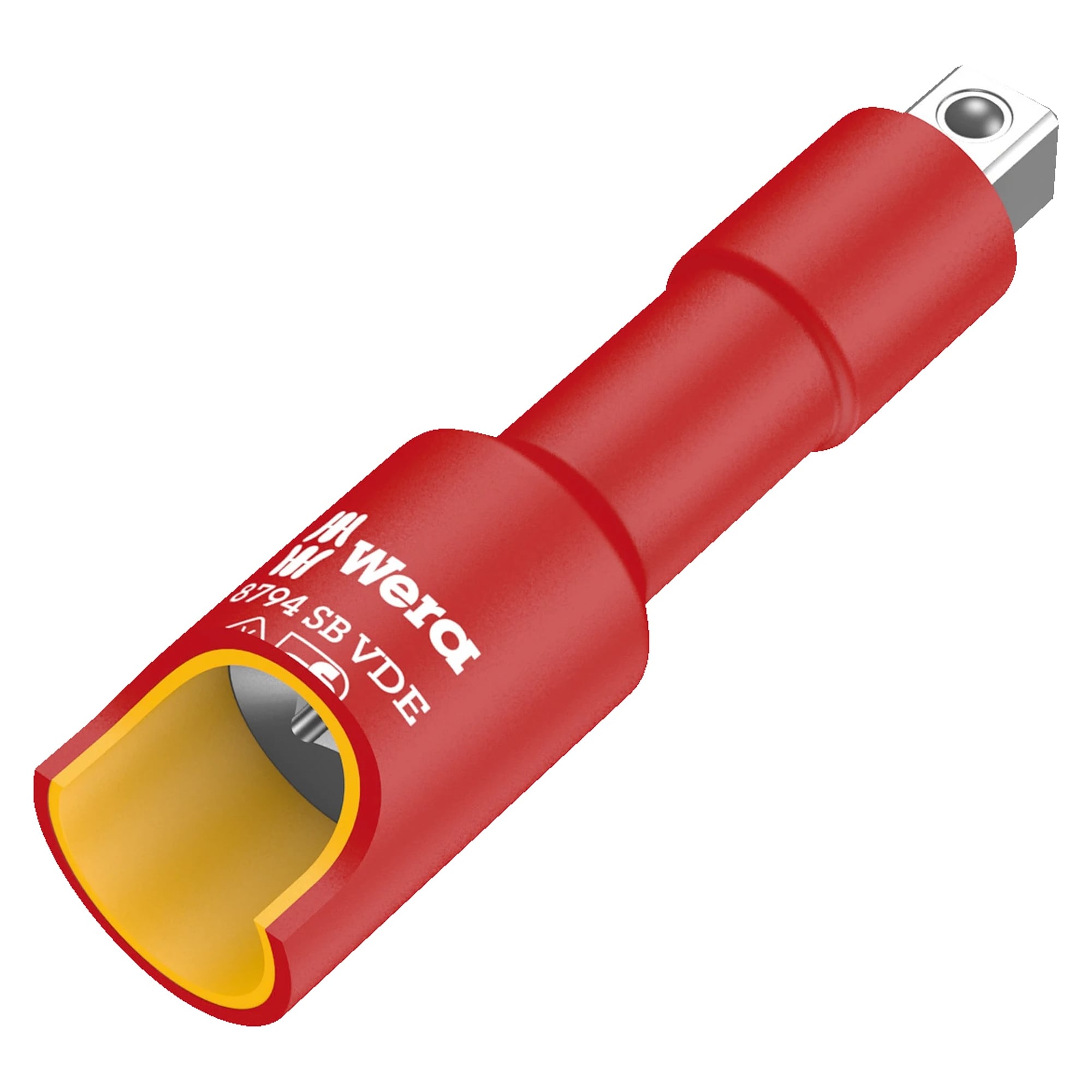 8794 SB VDE Zyklop Verlängerung isoliert, kurz, 3/8", 91 mm - Wera 05004964001