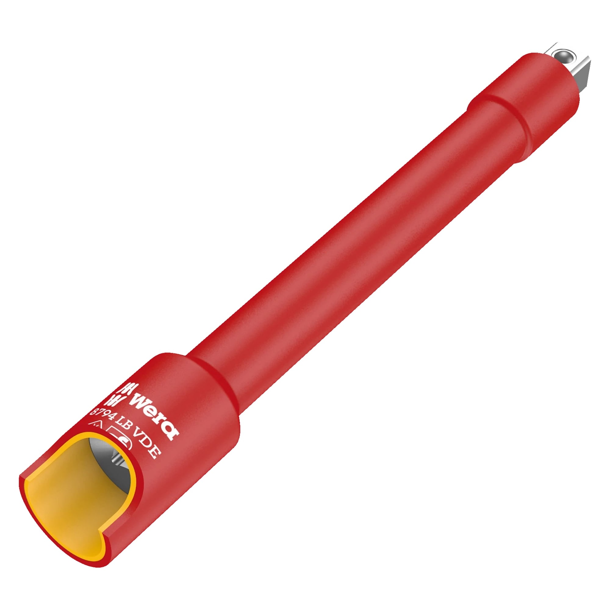 8794 LB VDE Zyklop extension, insulated, long, 3/8", 166 mm - Wera 05004965001