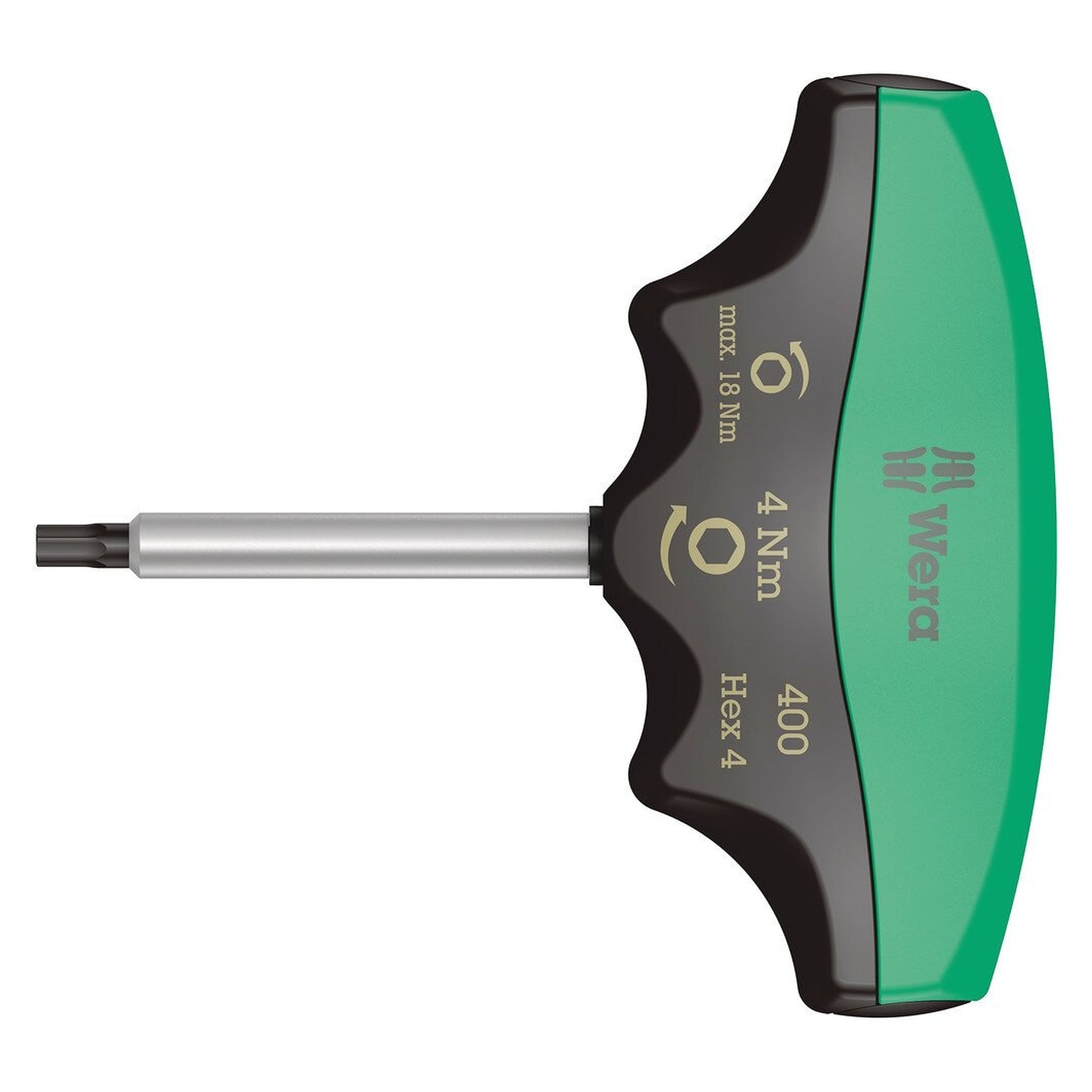 400 Hex Drehmomentindikator mit Quergriff, Innensechskant 4 mm, 4,0 Nm - Wera 05005080001