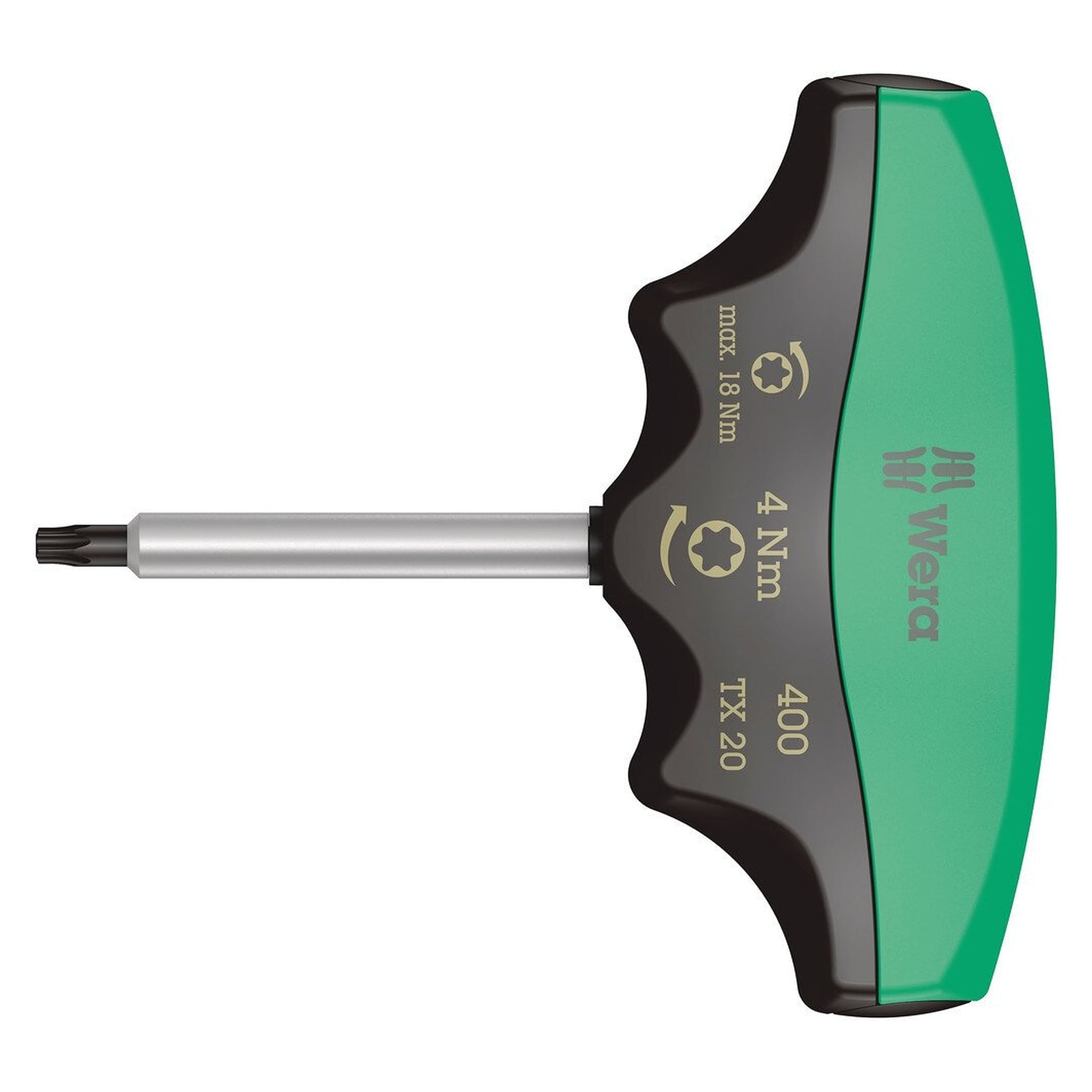 400 TX torque-indicator with T-handle, TORX TX 20, 4.0 Nm - Wera 05005090001