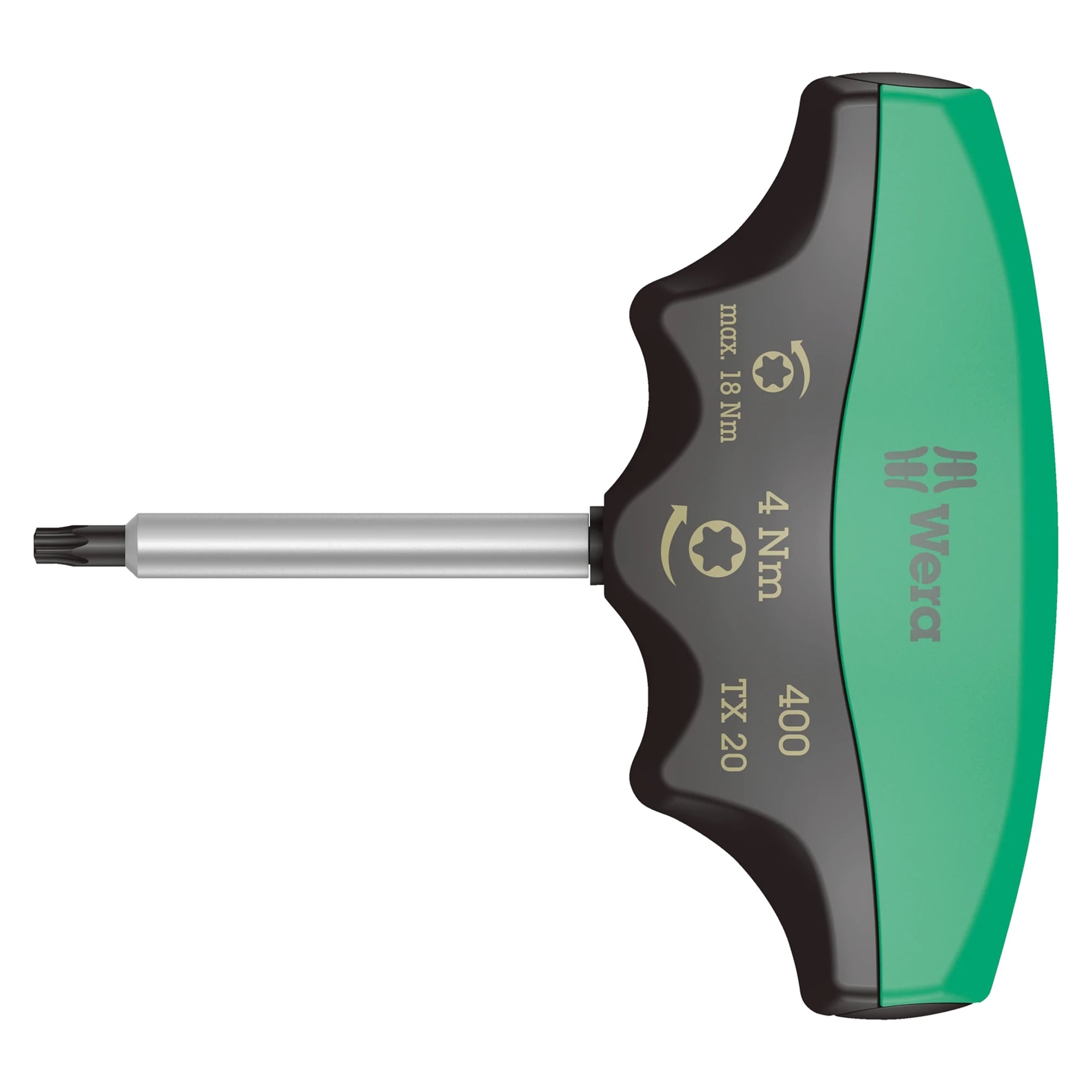 400 TX Drehmomentindikator mit Quergriff, TORX TX 25, 5,0 Nm - Wera 05005091001