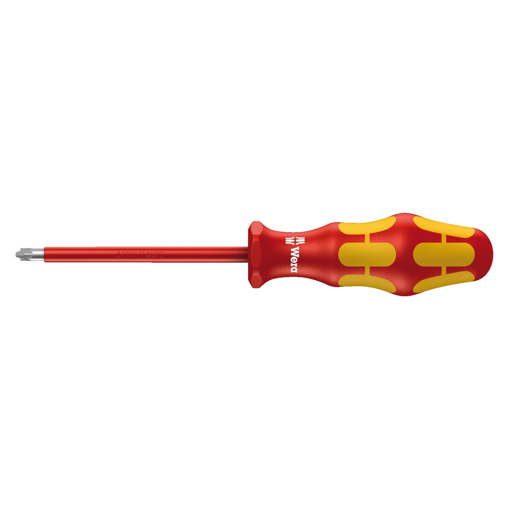 165 i PZ/S VDE insulated screwdriver for PlusMinus screws (Pozidriv/slotted), # 1 x 80 mm - Wera 05006190001
