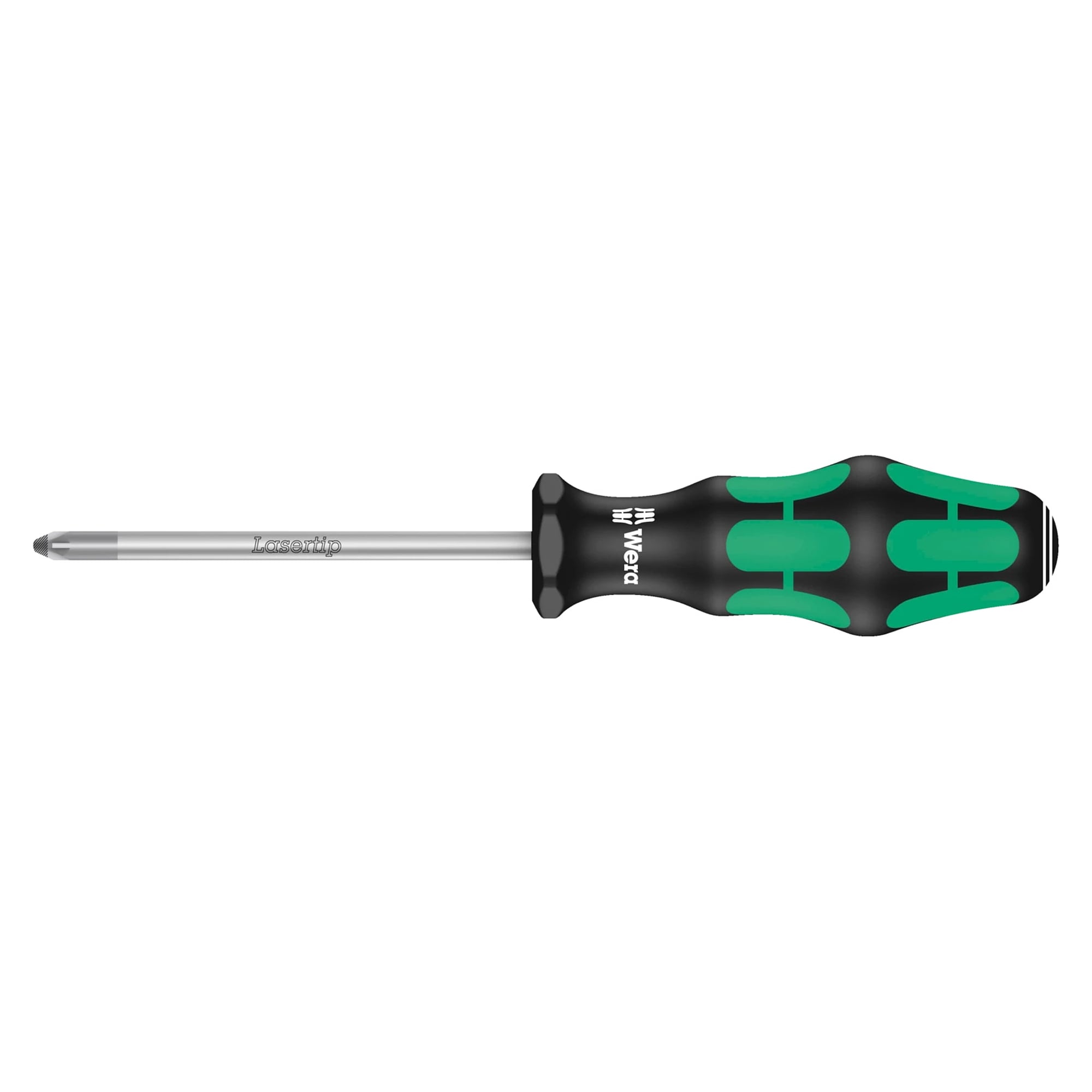 355 PZ Kraftform Plus screwdriver for Pozidriv screws Lasertip PZ 2 x 100 mm - Wera 05009315001
