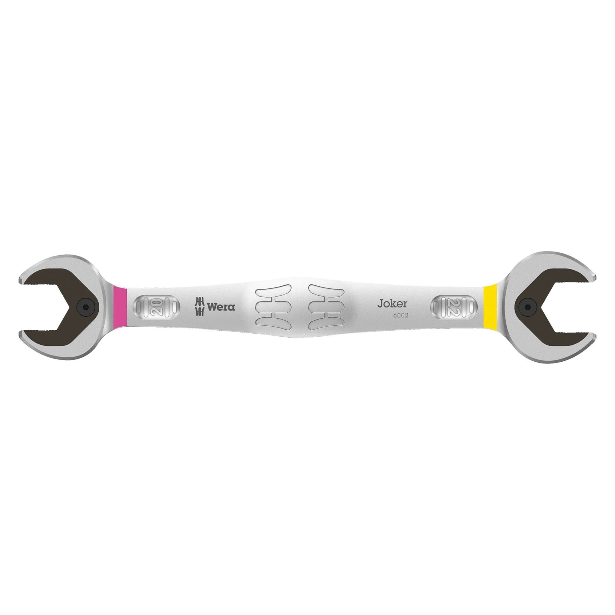 6002 Joker double open-ended wrench 8 x 10 mm, 141 mm, with holding function and limit stop - Wera 05020259001