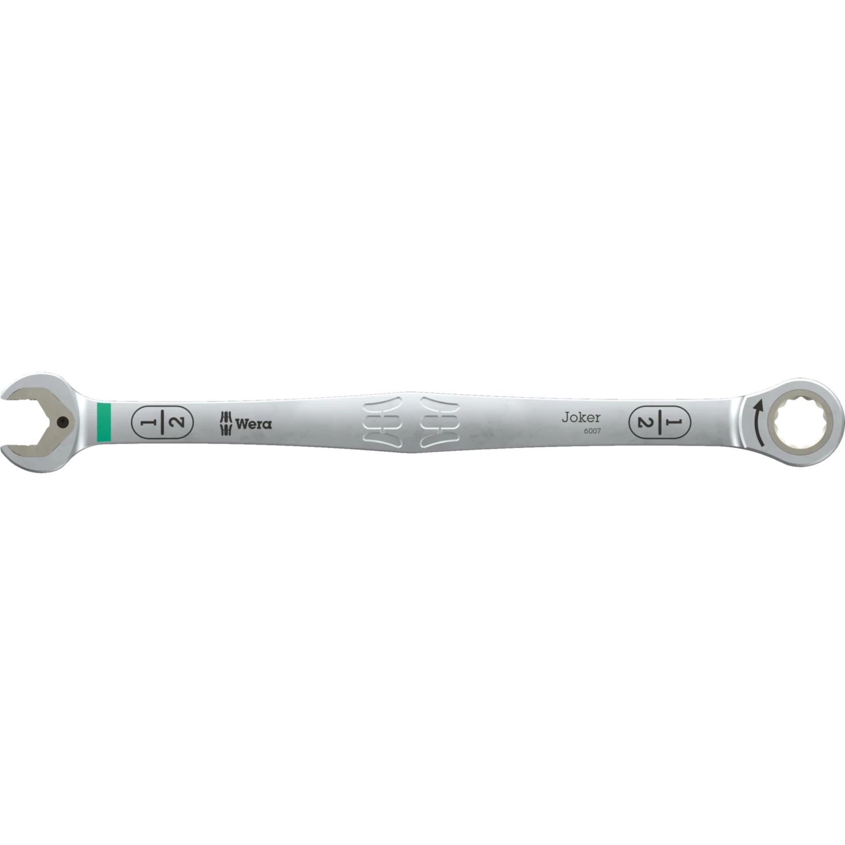 6007 Clé mixte à cliquet Joker, version longue, système impérial, 11/16" x 334 mm - Wera 05020367001